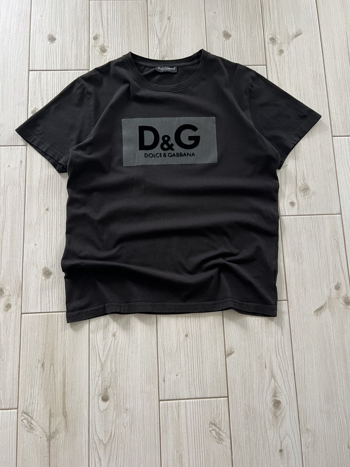 Dolce & Gabbana Dolce & Gabbana Logo Print T-Shirt Luxury Black Size US L / EU 52-54 / 3 - 5 Thumbnail