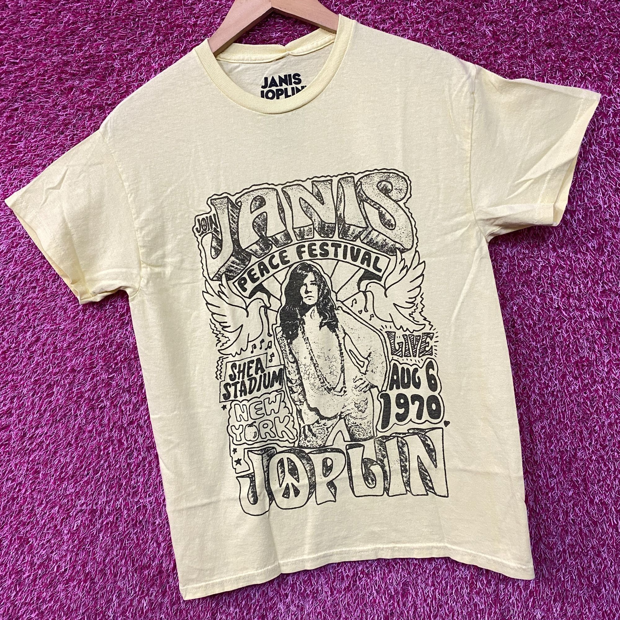 Junk Food Janis Joplin Peace Festival Shea Stadium '70 T-Shirt Small Size US S / EU 44-46 / 1 - 3 Thumbnail