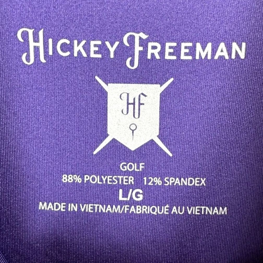 Vintage Hickey Freeman Golf Polo Shirt Adult Large Purple Geometric Rugby Casual Men NEW Size US L / EU 52-54 / 3 - 3 Thumbnail