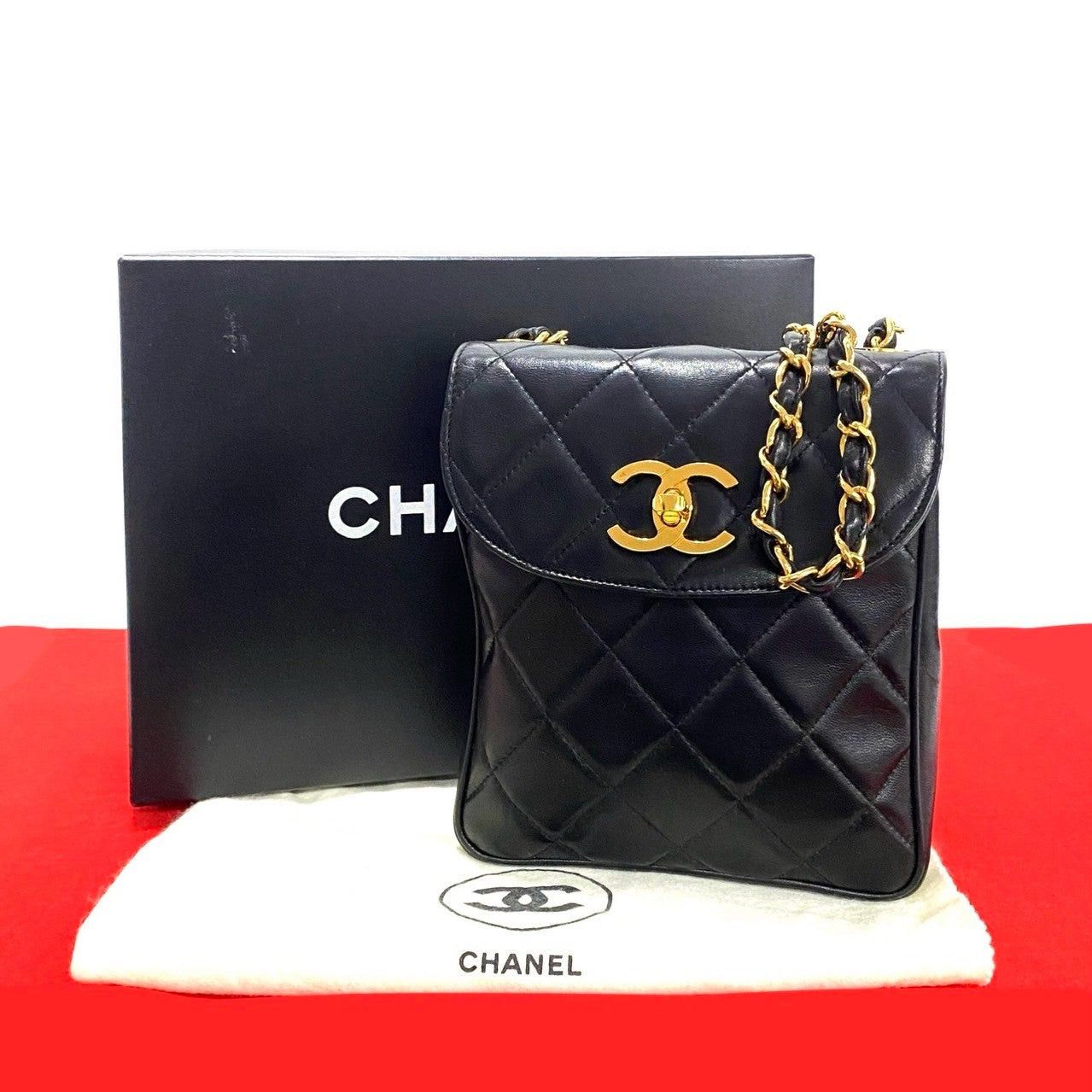 Chanel Chanel Shoulder Bag Black Leather Size ONE SIZE - 1 Thumbnail