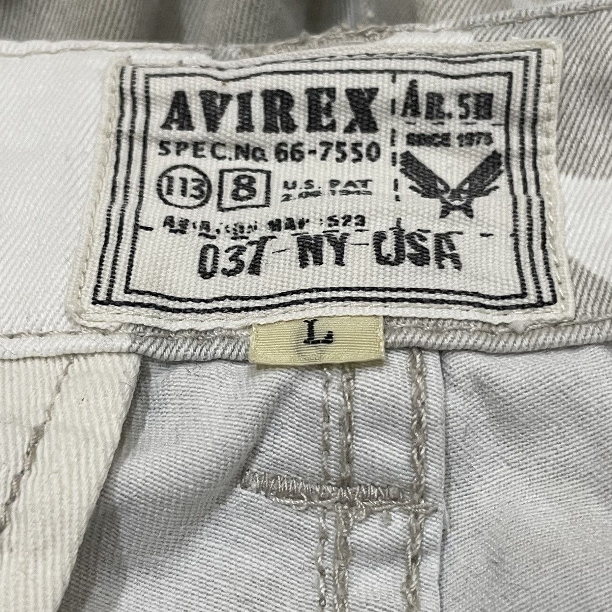 Avirex Avirex Snow Camo Cargo Vintage 90s Military Tactical Shorts Size US 34 / EU 50 - 7 Thumbnail
