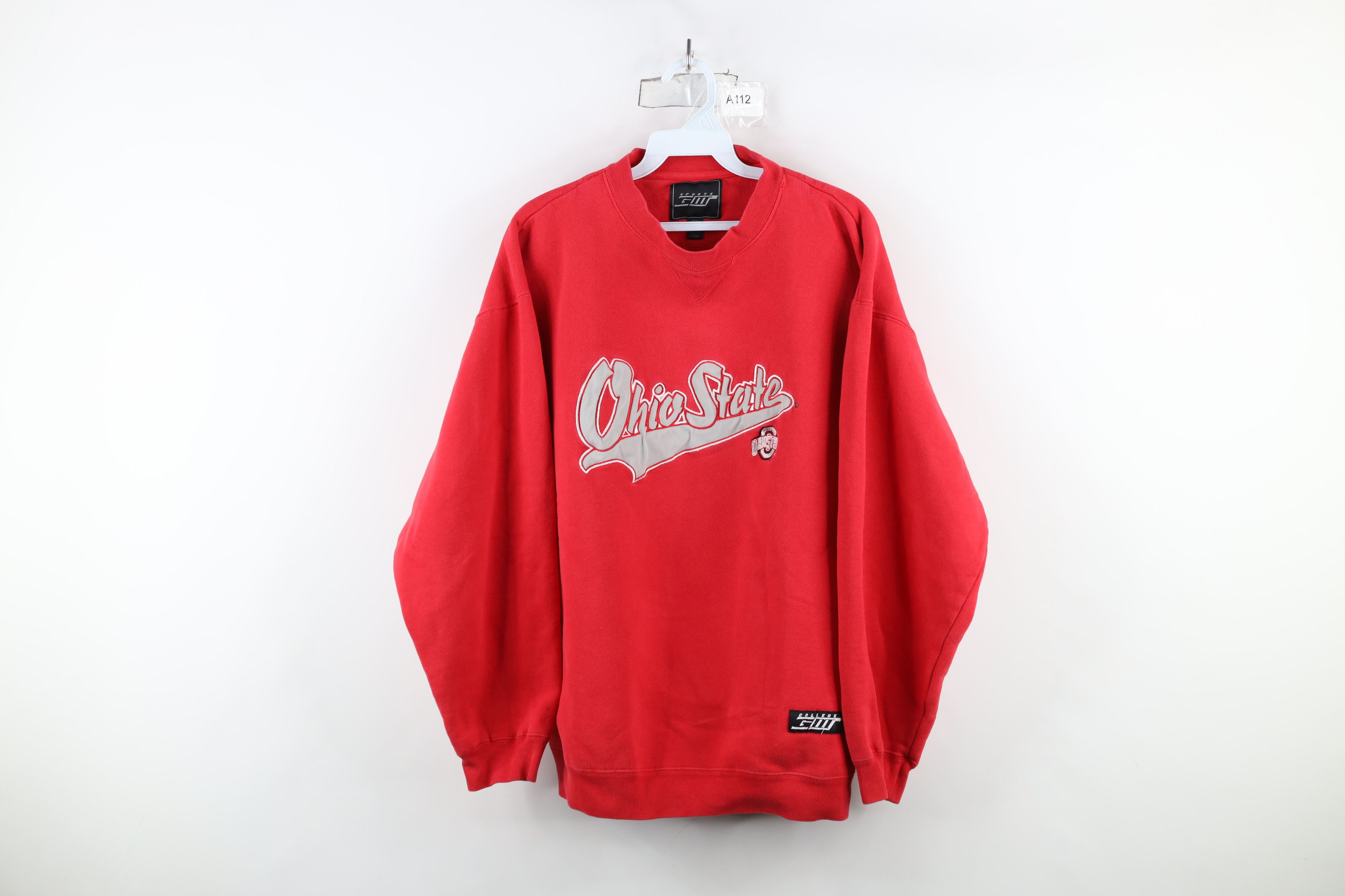 Vintage Vintage 90s Spell Script Ohio State University Sweatshirt Size US M / EU 48-50 / 2 - 1 Thumbnail