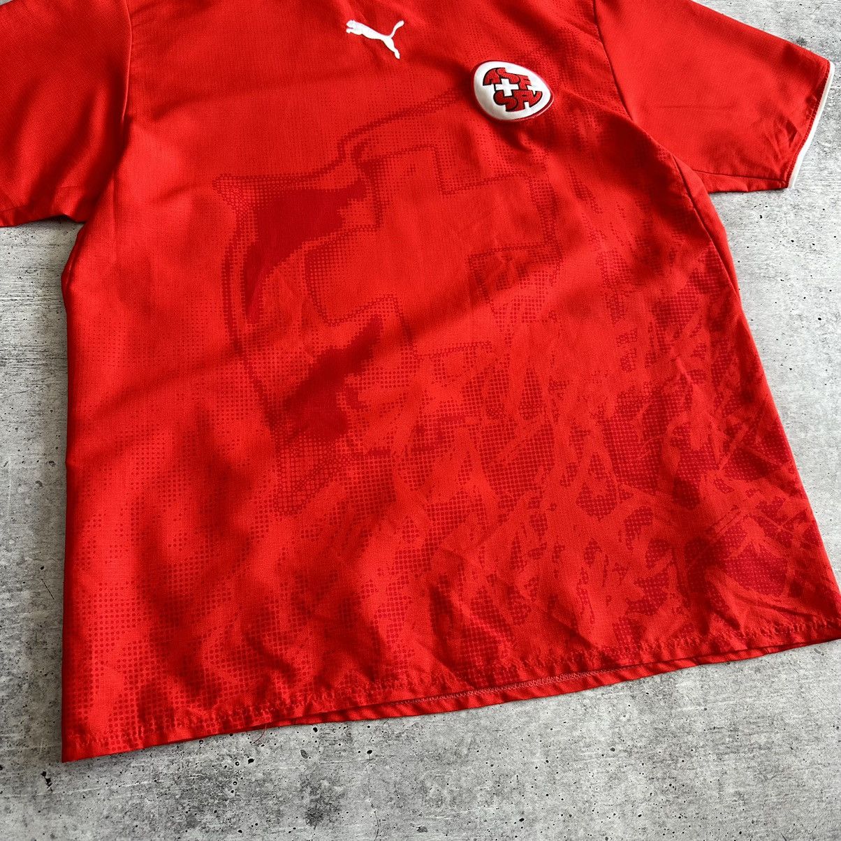 Puma Puma Switzerland 2006-2008 Home Football Shirt Soccer Jersey Size US L / EU 52-54 / 3 - 4 Thumbnail