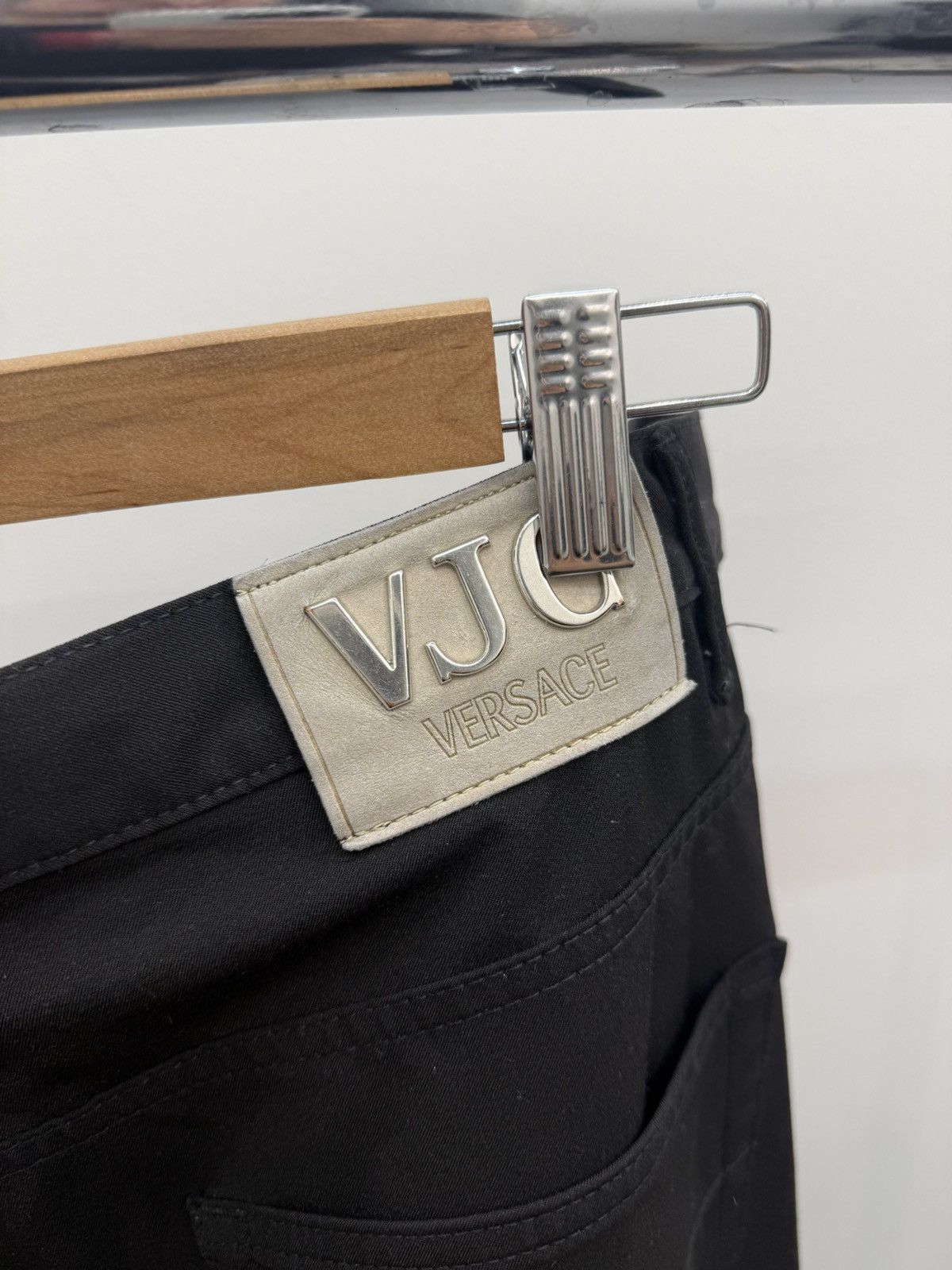 Versace Jeans Couture Vintage Versace Jeans Couture Black Classic Pants Size US 38 / EU 54 - 3 Thumbnail