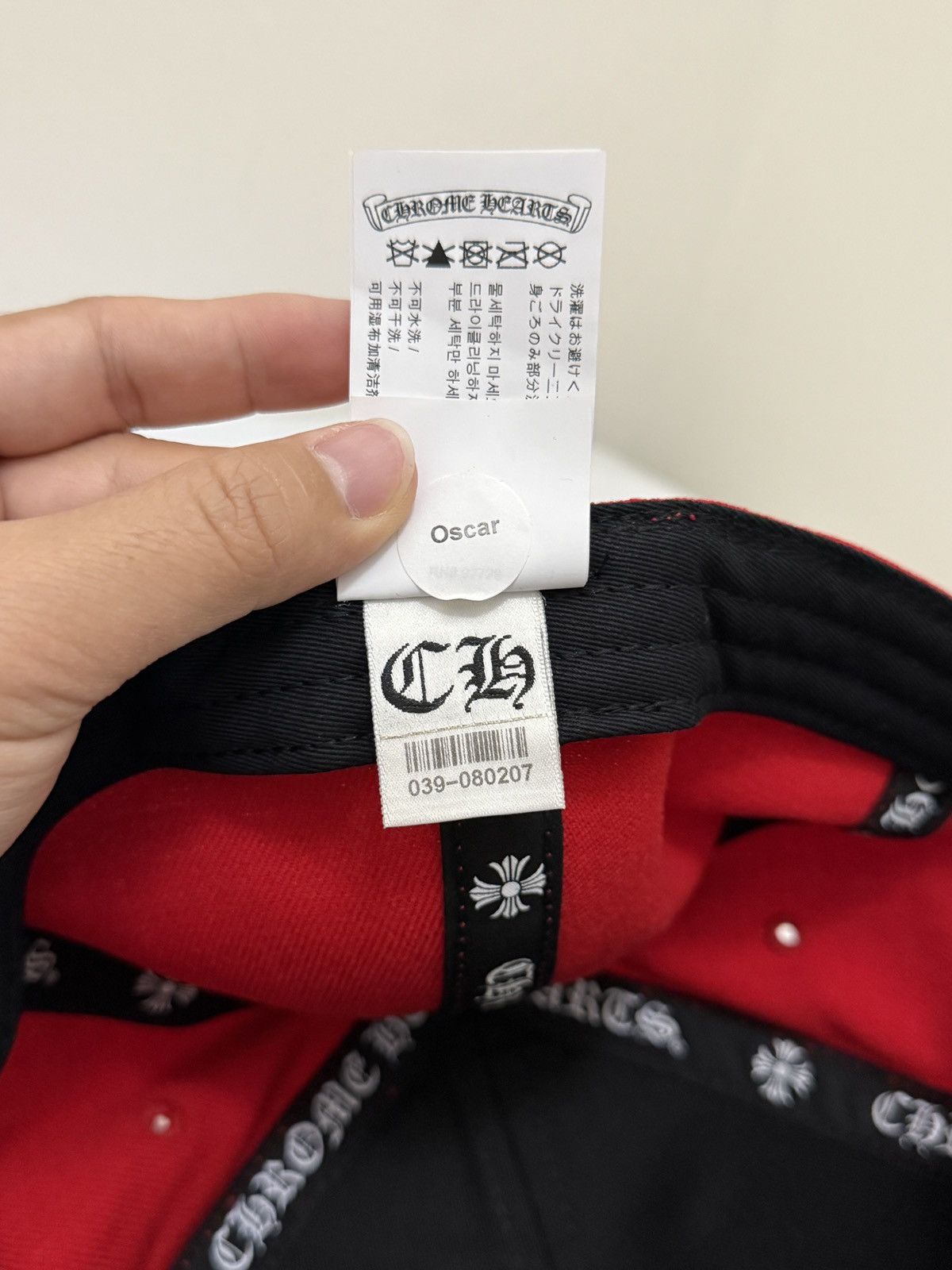 Chrome Hearts ChromeHearts Baseball Heart Snapback Red Size ONE SIZE - 9 Thumbnail