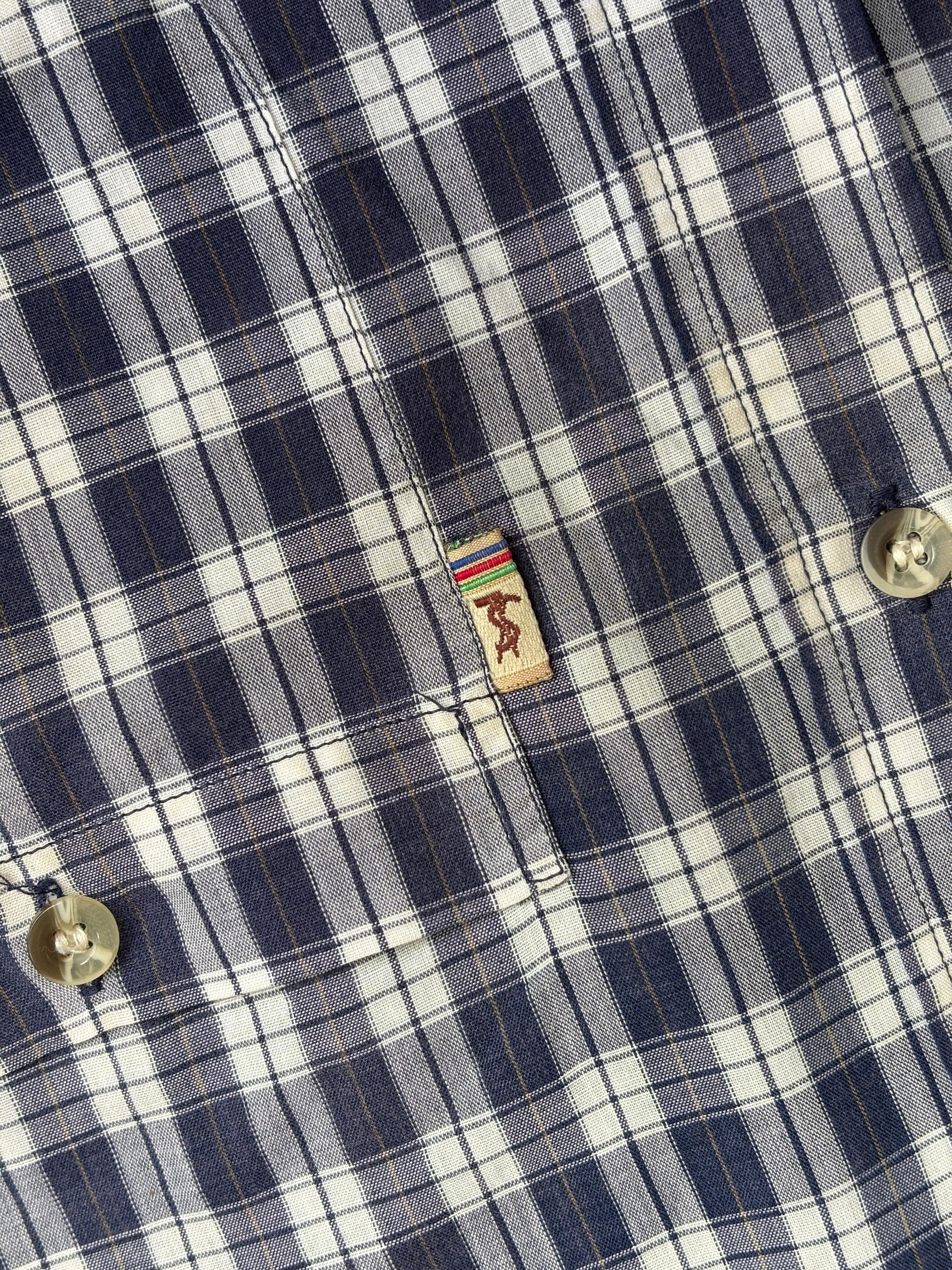 Yves Saint Laurent Yves Saint Laurent Salan Button Up Long Sleeve Shirt Size US L / EU 52-54 / 3 - 6 Thumbnail
