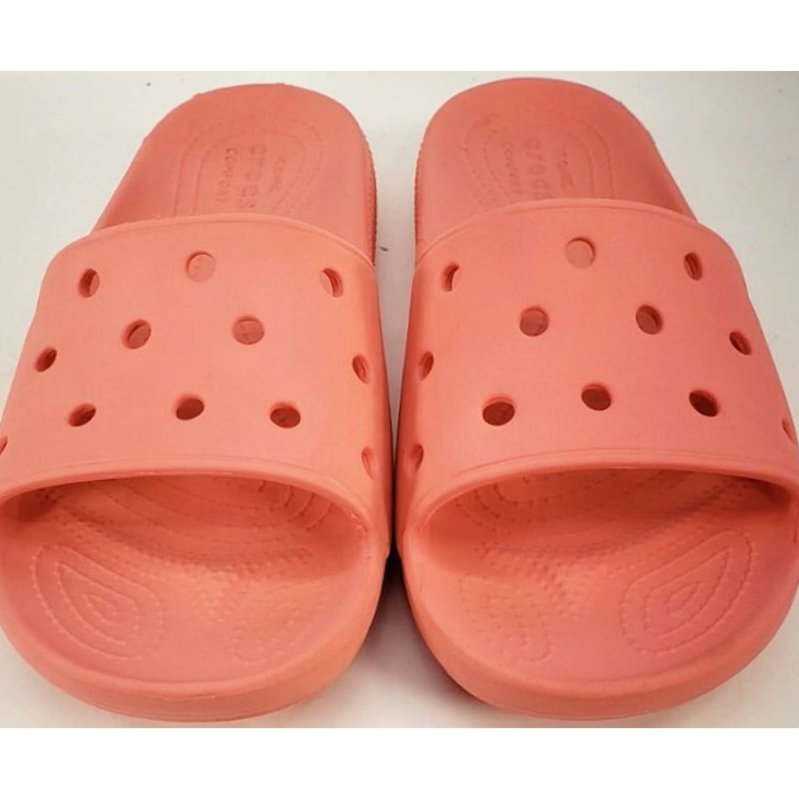 Crocs Crocs Coast Slide Slip On Sandals Women's Size 9M Pink Peach Size US 9 / IT 39 - 5 Thumbnail