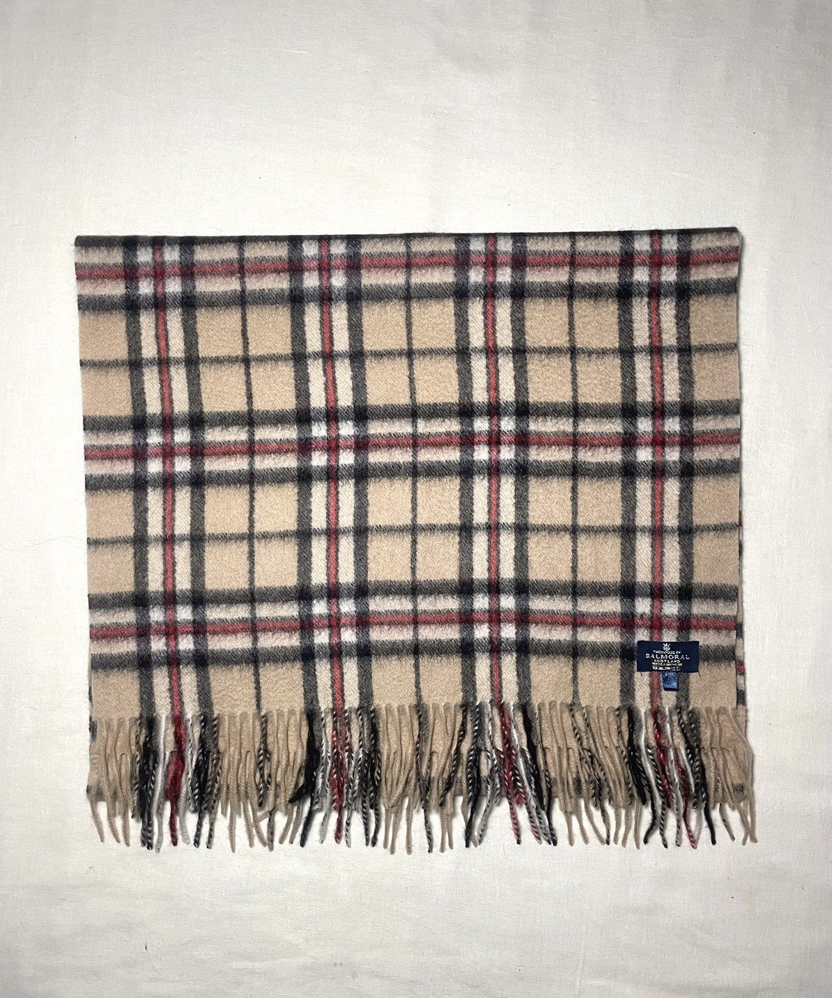 Vintage The house of balmoral tartan cashmere scarf Size ONE SIZE - 4 Thumbnail