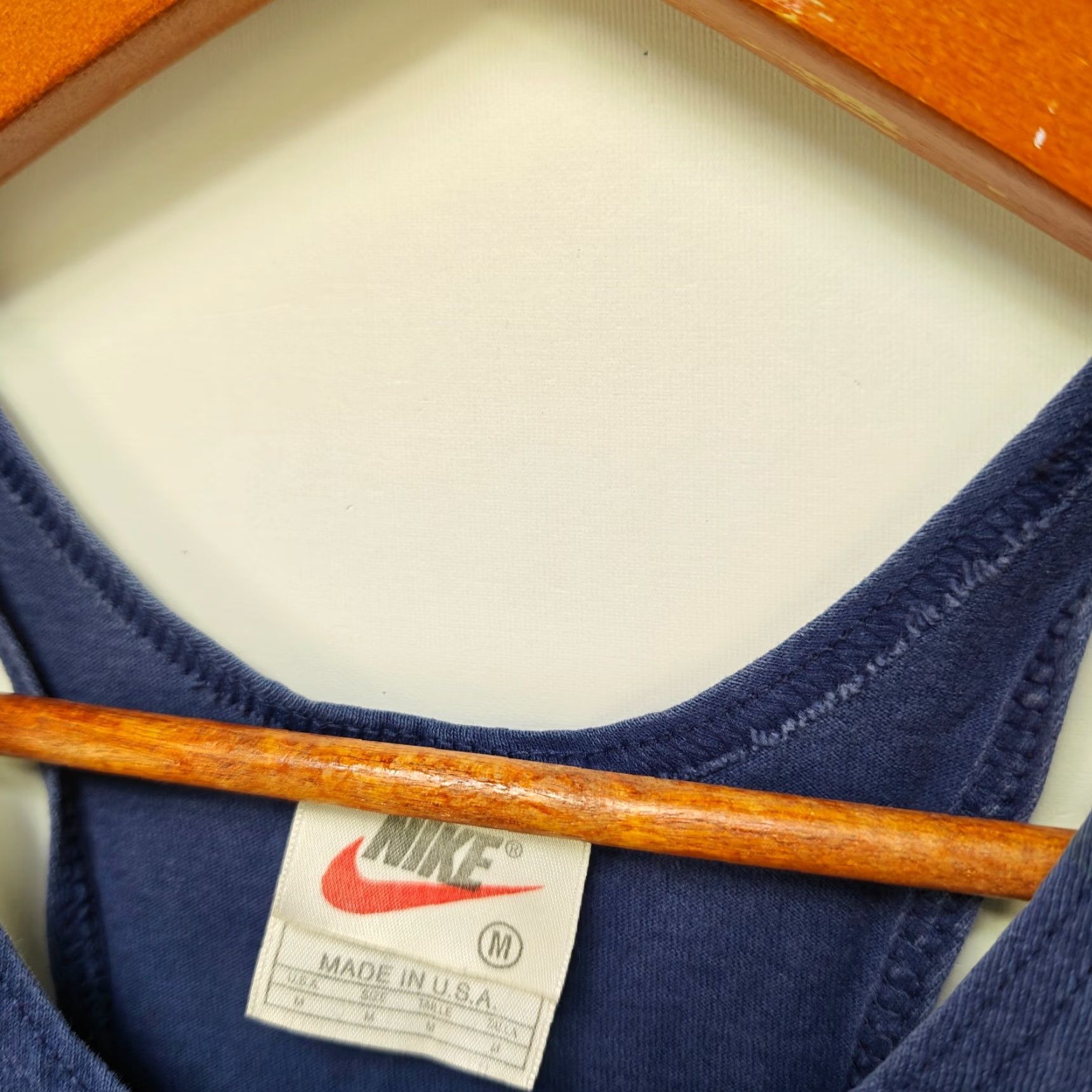 Nike VINTAGE Nike Gym Tank Top Shirt Mens M Blue 90s Size US M / EU 48-50 / 2 - 3 Thumbnail