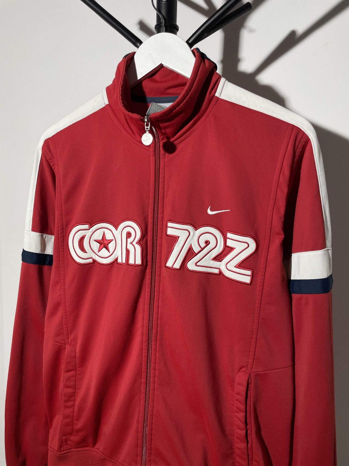 Nike × Vintage Vintage Y2K Nike Cortez 72 Big Logo Track Top Jacket Size US M / EU 48-50 / 2 - 2 Thumbnail