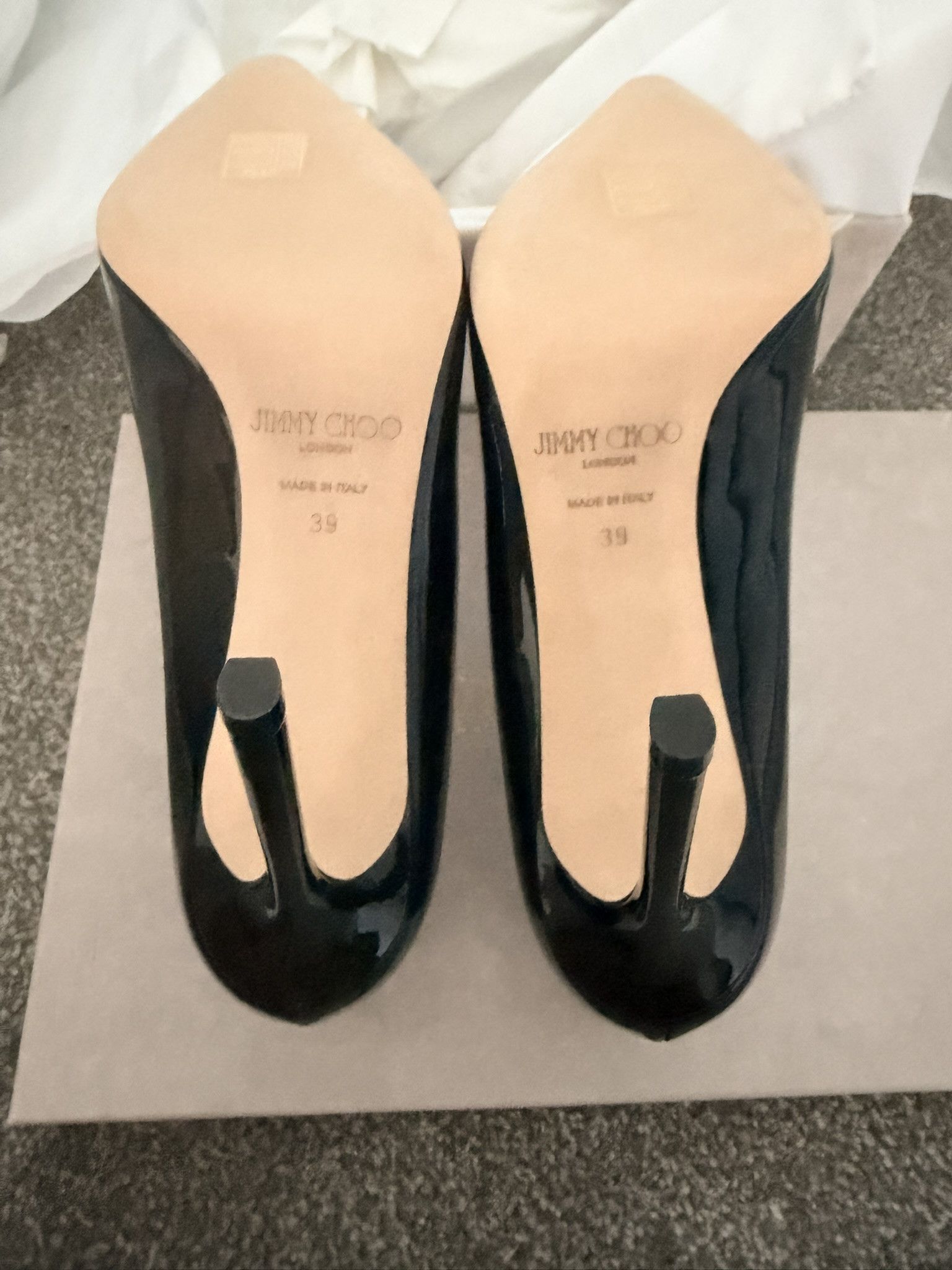 Jimmy Choo Jimmy Choo Romy 85 Black Size 39 EU Size US 9 / IT 39 - 7 Thumbnail