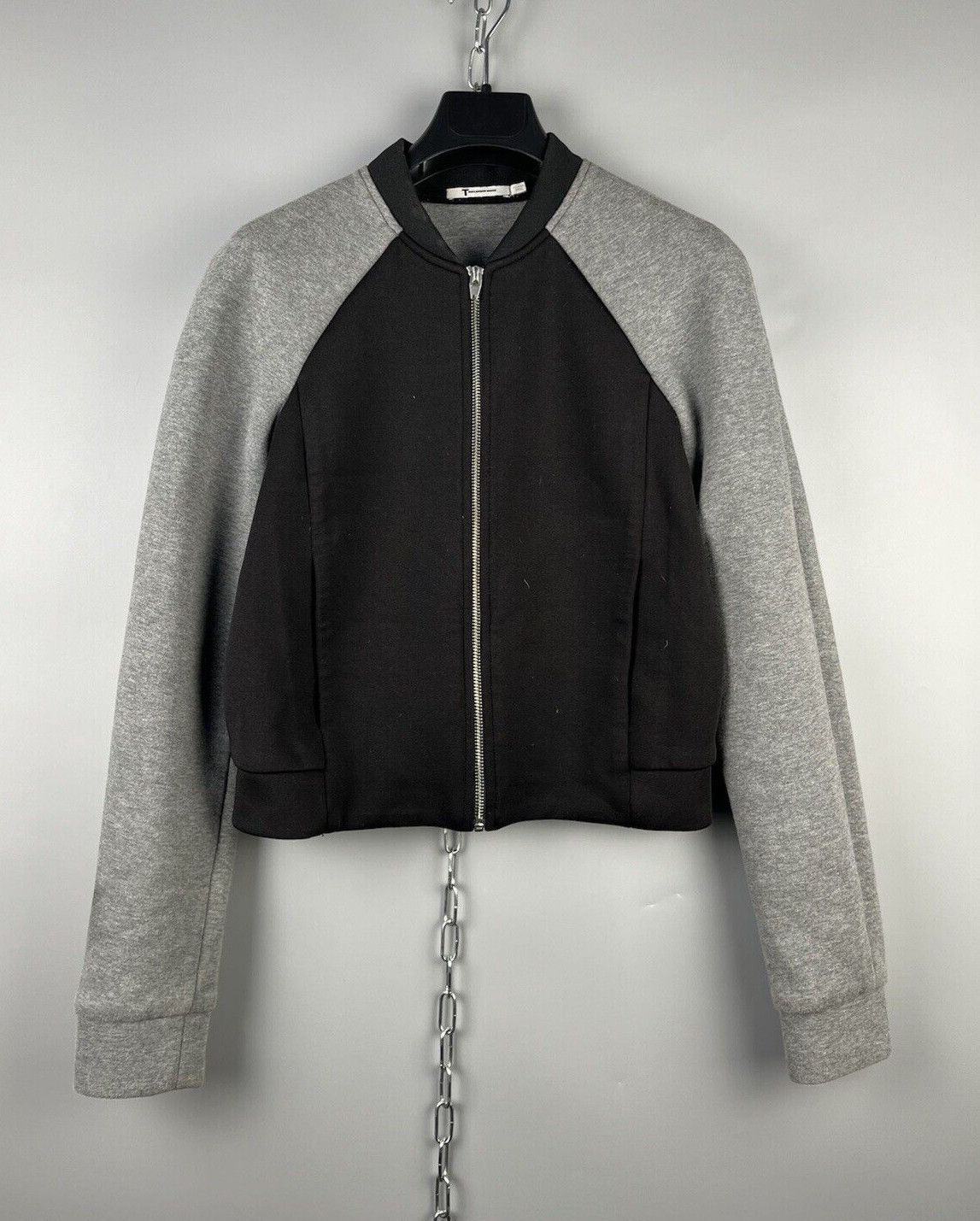 Alexander Wang Alexander Wang Womens Casual Cropped Track Top Jumper Size M / US 6-8 / IT 42-44 - 1 Thumbnail