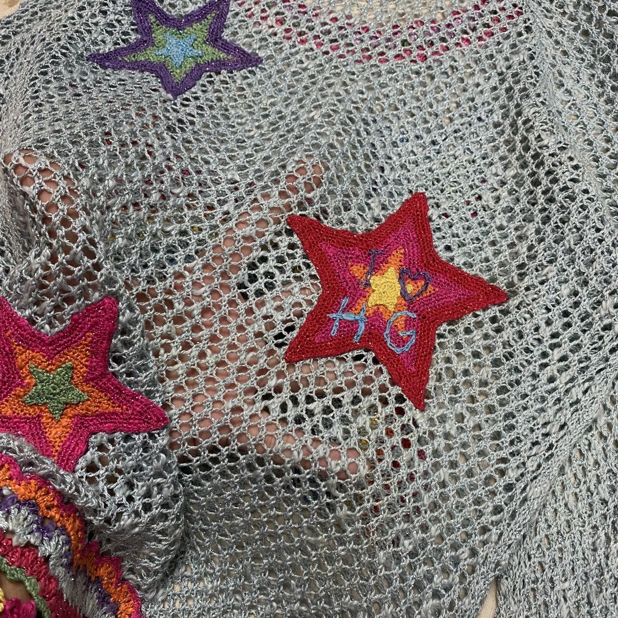 Hysteric Glamour Extremely Rare Hysteric Glamour Crochet Rainbow Knit Sweater Size S / US 4 / IT 40 - 11 Thumbnail