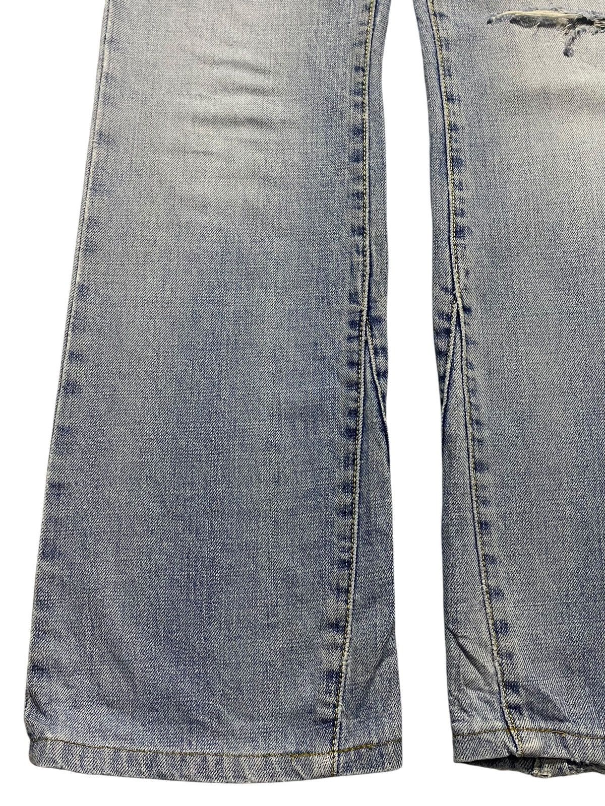 Japanese Brand Vtg Japanese Brand C Seventeen Light Distressed Flare Jeans Size US 30 / EU 46 - 7 Thumbnail