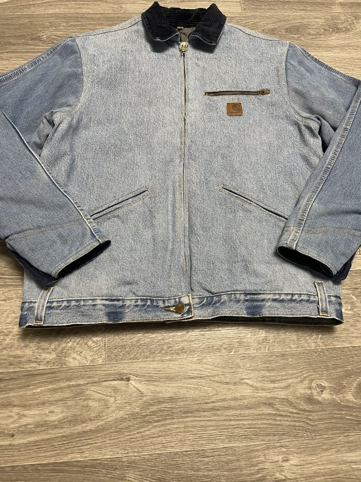 Carhartt Bespoke Carhartt J97 Detroit Jacket w/ RL Cable Knit Lining Size US S / EU 44-46 / 1 - 4 Thumbnail