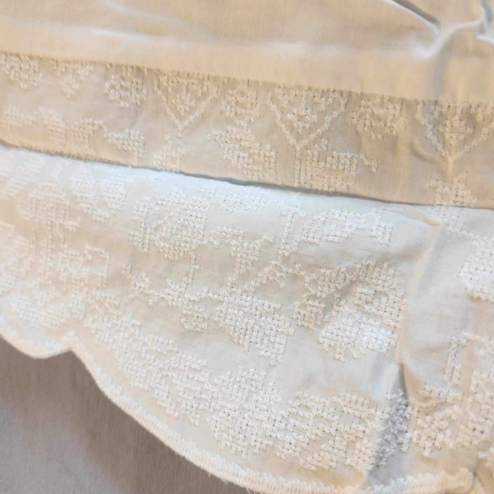 Club Monaco Moda International Lace Accented Tank White Size Large NWT Size L / US 10 / IT 46 - 4 Thumbnail