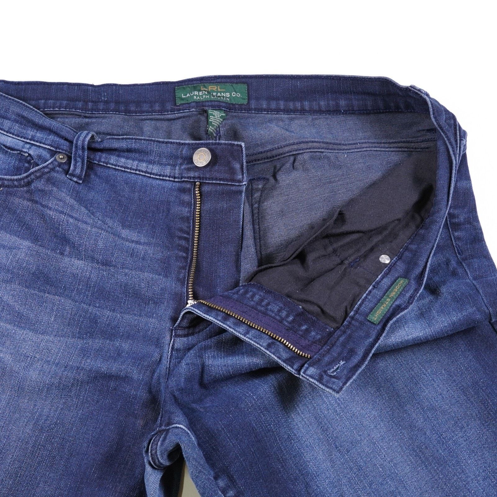 Lauren Ralph Lauren Ralph Lauren Cotton Denim Jeans Straight Leg Pants Size 16 Size 36" / US 14 / IT 50 - 6 Thumbnail