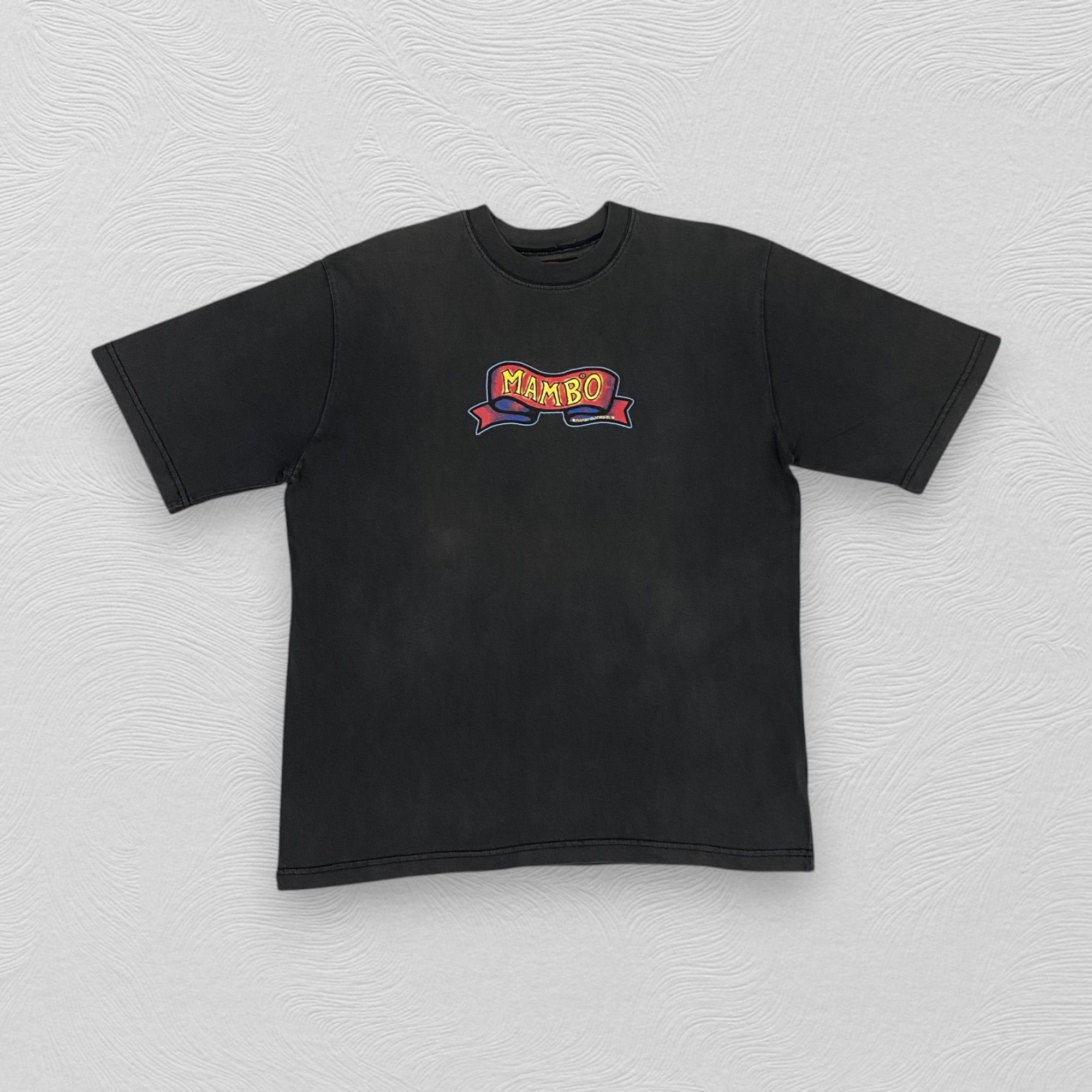 Mambo Vintage 90s SUN FADED MAMBO GRAPHIC PIL TEE Shirt - H078 Size US L / EU 52-54 / 3 - 2 Thumbnail