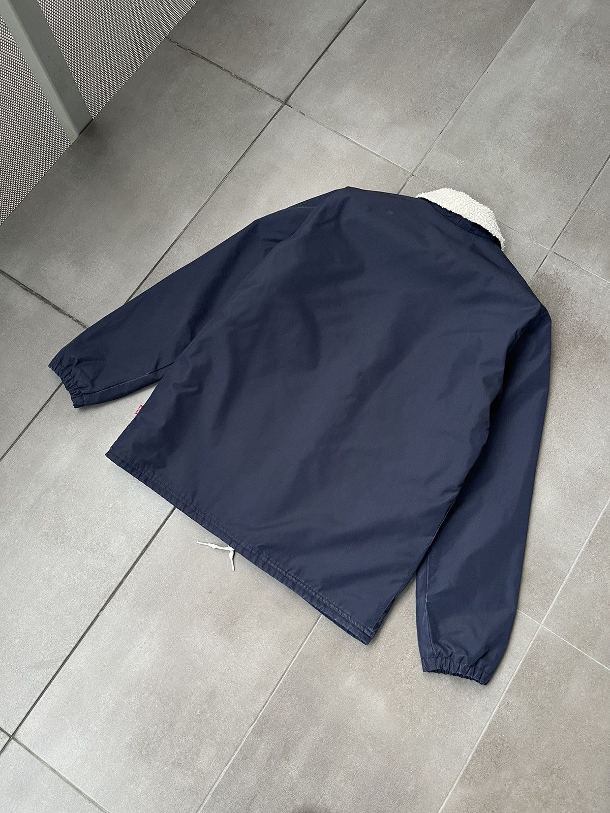 Levi's Levi's Sherpa Navy Nylon Jacket Size US M / EU 48-50 / 2 - 12 Thumbnail