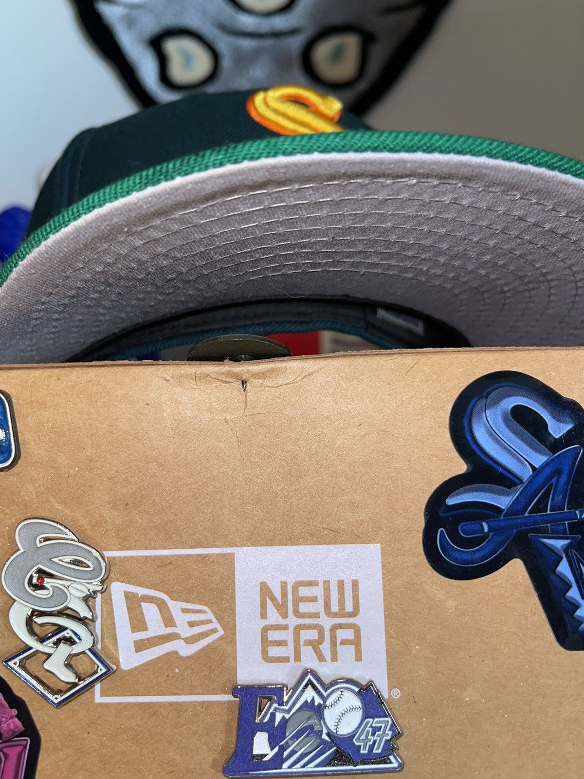 Hat Club × MyFitteds × New Era 7 3/8 MyFitteds Tops Upper Deck Chicago White Sox Grey UV Size 38 - 5 Thumbnail