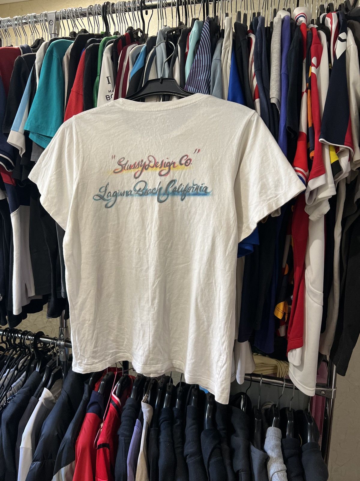 Stussy VINTAGE STUSSY DESIGN CO LAGUNA BEACH CALIFORNIA T SHIRT S Size US S / EU 44-46 / 1 - 2 Thumbnail