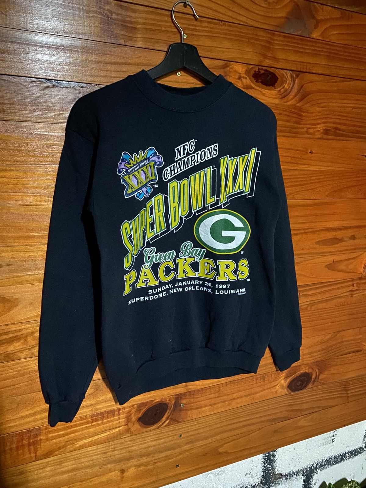 NFL Vintage 1996 Green Bay Packers Super Bowl XXXI Champion Size US S / EU 44-46 / 1 - 5 Thumbnail