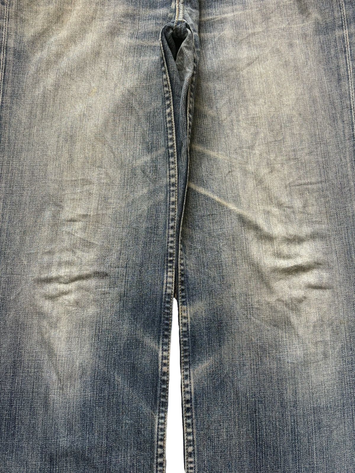 Levi's Vintage 90s Levis 502 Mud Wash Distress Loose Jeans Size US 33 - 3 Thumbnail