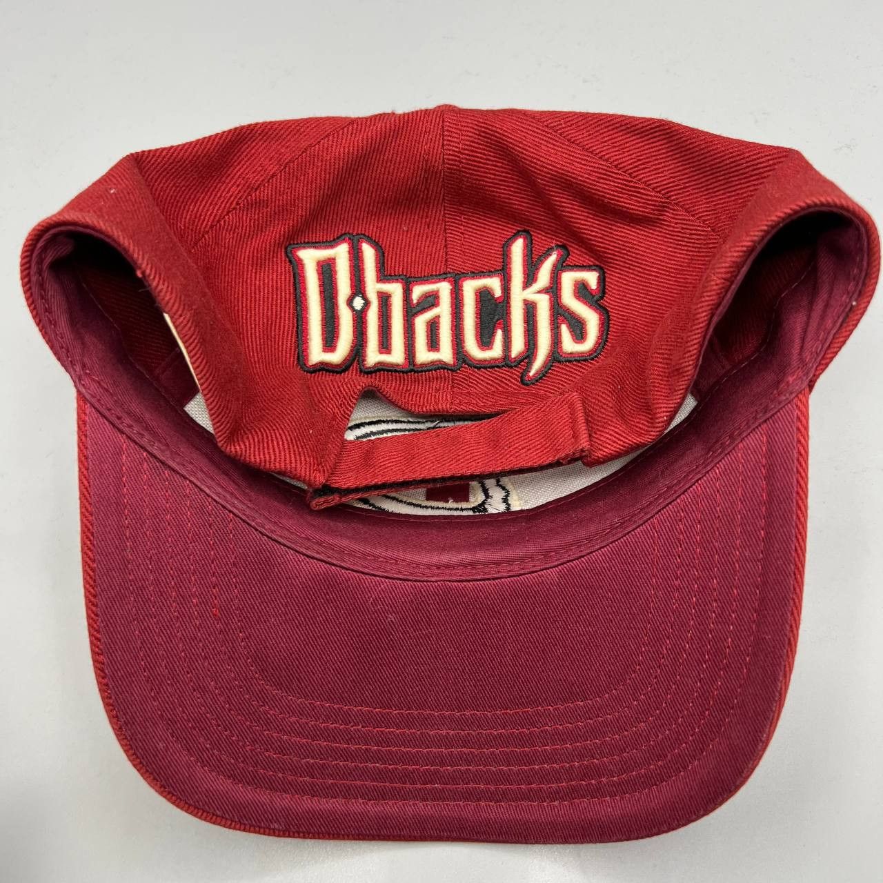 MLB Arizona Diamondbacks Hat Men Red MLB Strap Back Cap Cotton Size ONE SIZE - 6 Thumbnail