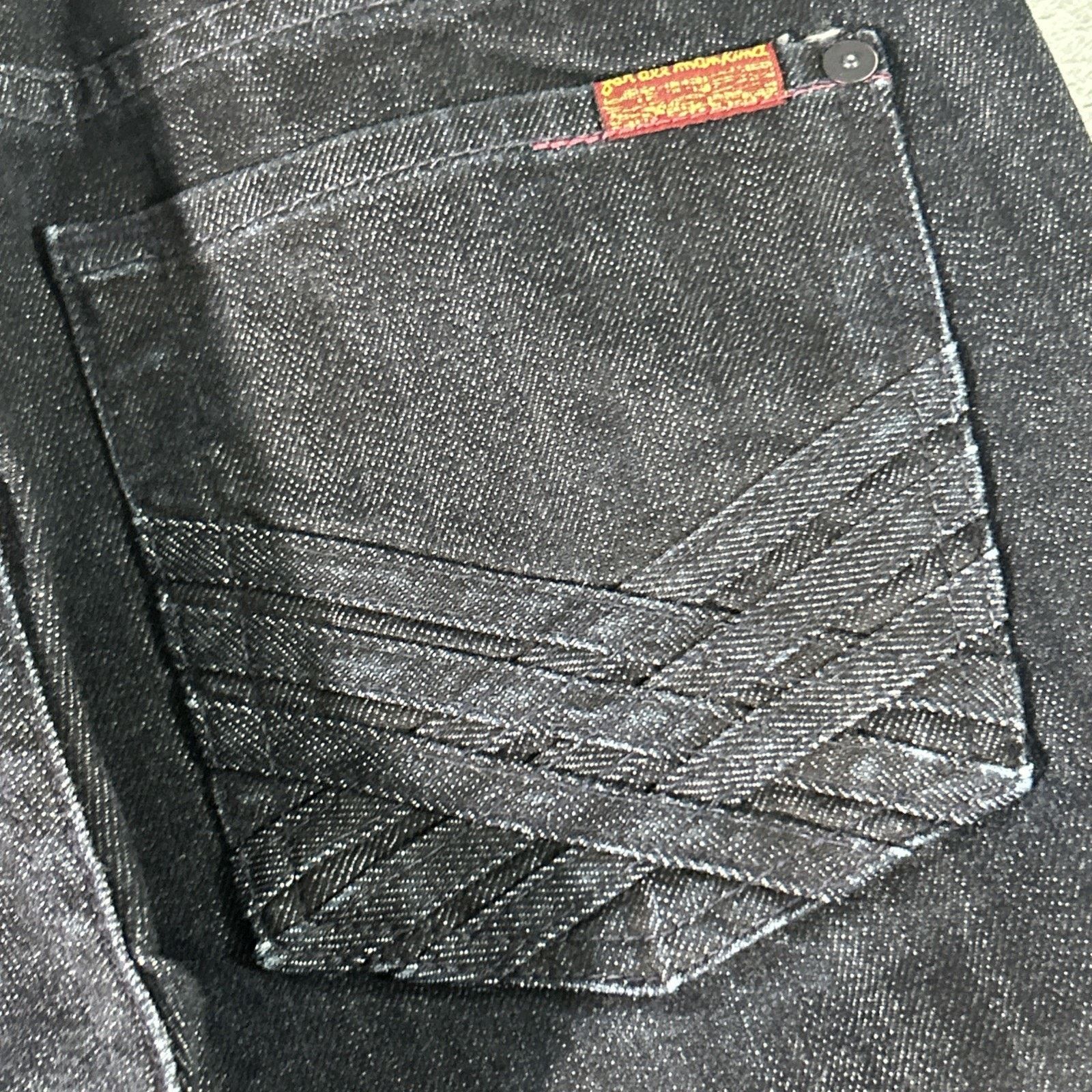 7 For All Mankind 7 For All Mankind Baggy Dojo Jeans 32x28 Wide Loose Relaxed Size 32" / US 10 / IT 46 - 7 Thumbnail