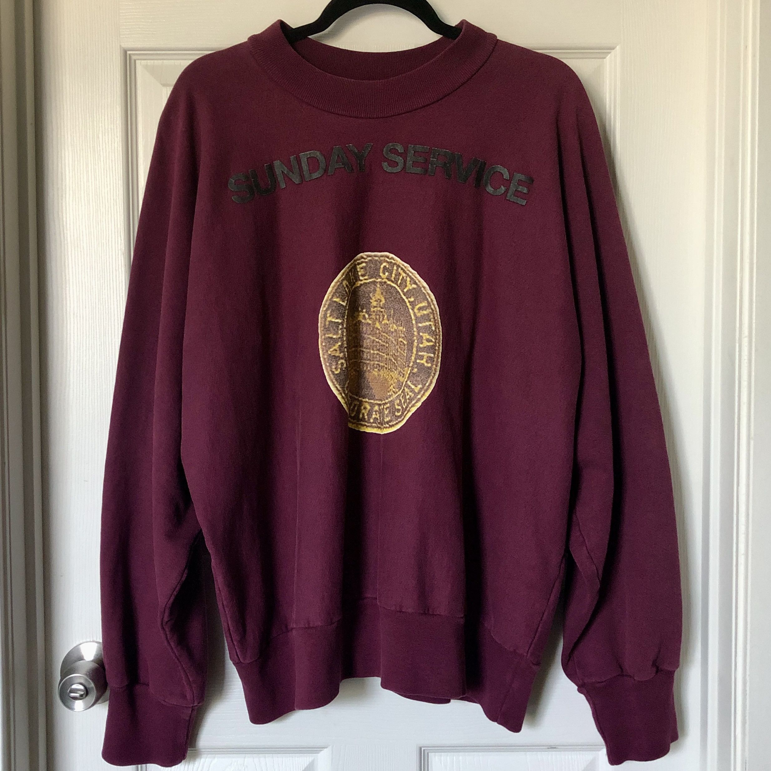 Kanye West × Yeezy UNRELEASED Sunday Service Salt Lake City Sweatshirt, from Ye Size US XL / EU 56 / 4 - 5 Thumbnail