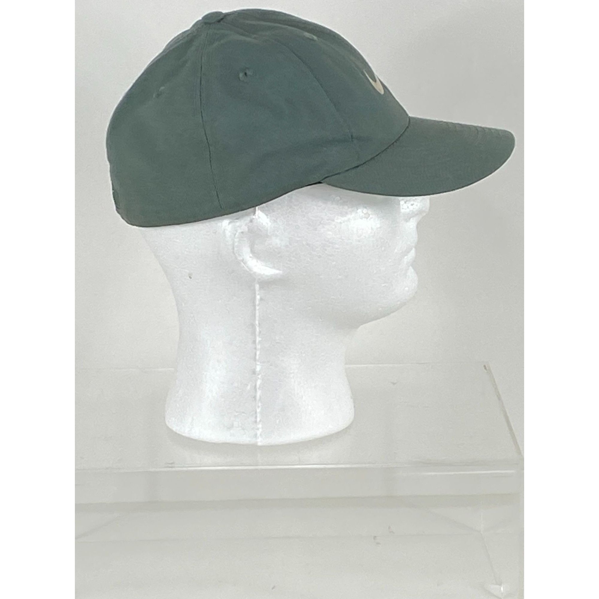 Nike Vintage 90s Nike Swoosh Embroidered Wool Fitted Hat Cap Gree Size ONE SIZE - 3 Thumbnail