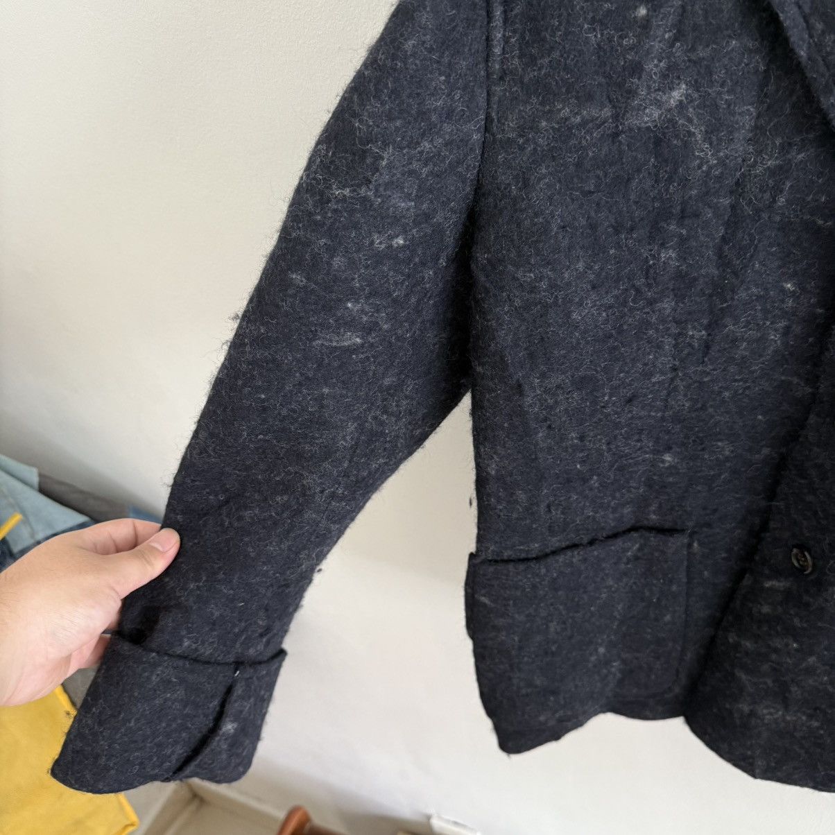 Junya Watanabe Rare AD 1995 Comme Des Garcons Homme Plus Mohair Wool Blazer Size US M / EU 48-50 / 2 - 5 Thumbnail