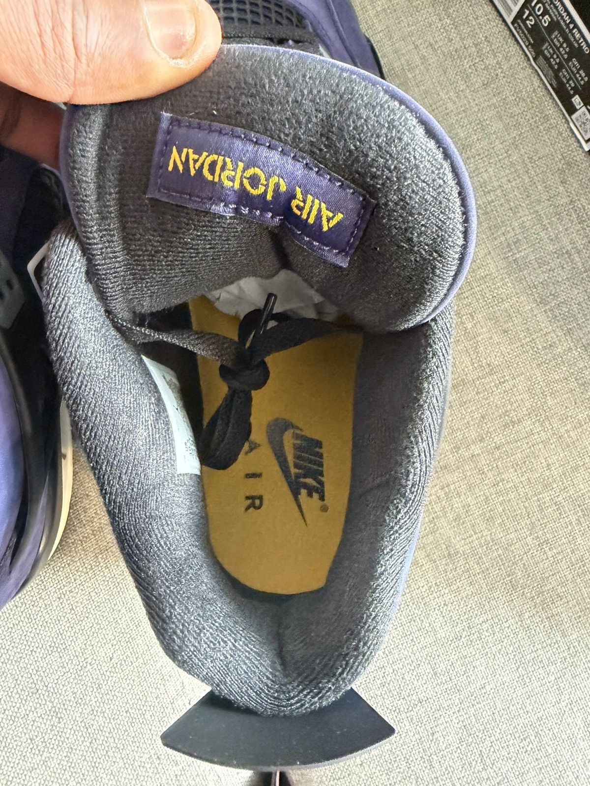 Jordan Brand Jordan retro 4 Lakers Size US 10.5 / EU 43-44 - 8 Thumbnail