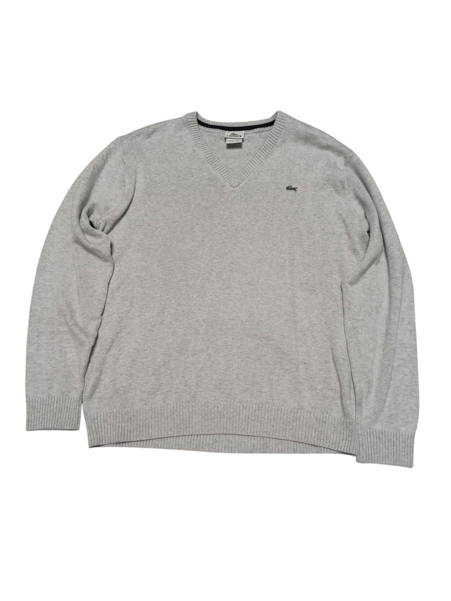 Lacoste LACOSTE VINTAGE V-NECK OLDMONEY LUXURY SWEATER Size US L / EU 52-54 / 3 - 1 Thumbnail