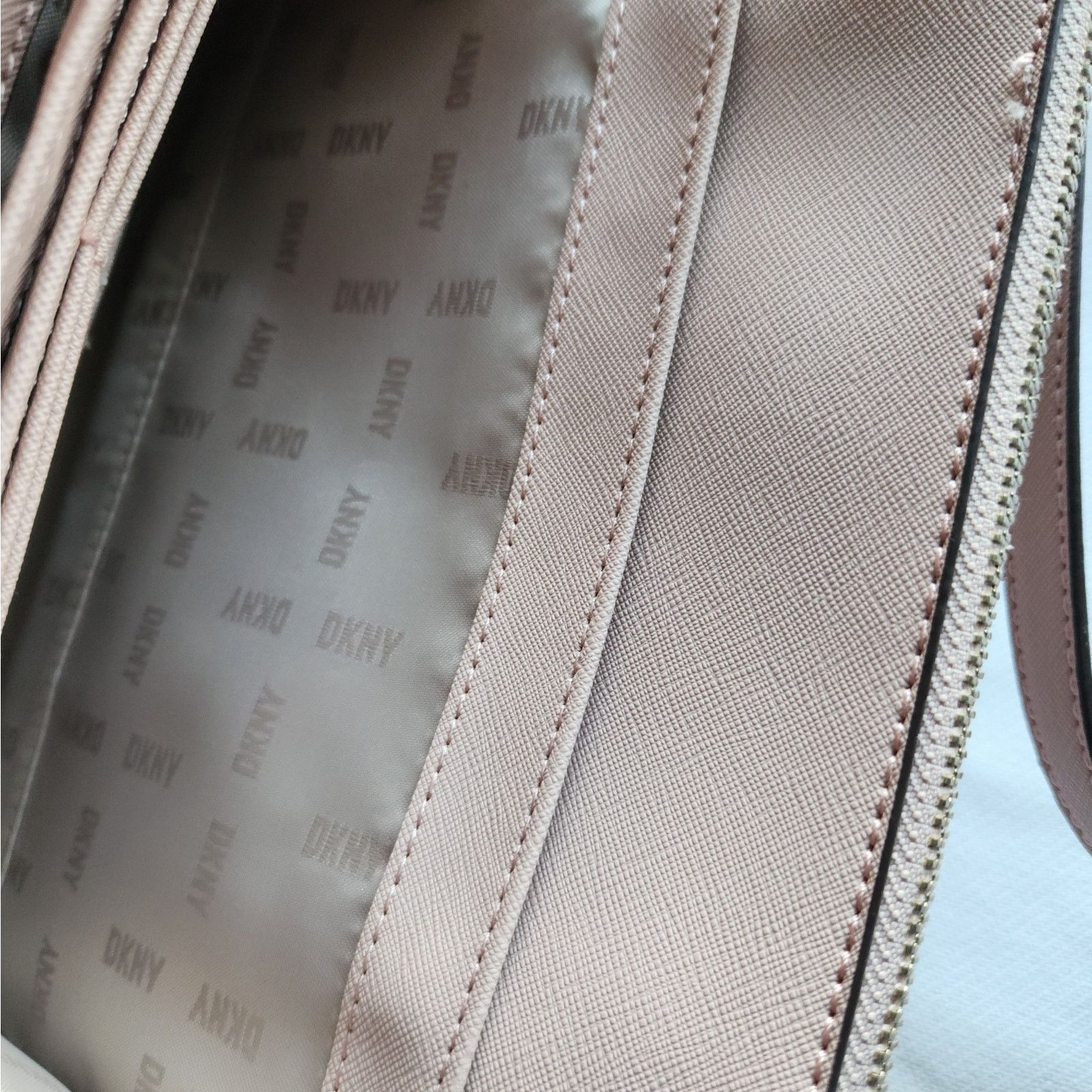 DKNY DKNY Pink Bag Tan Bryant Park TZ CBO Crossbody Purse Size ONE SIZE - 5 Thumbnail