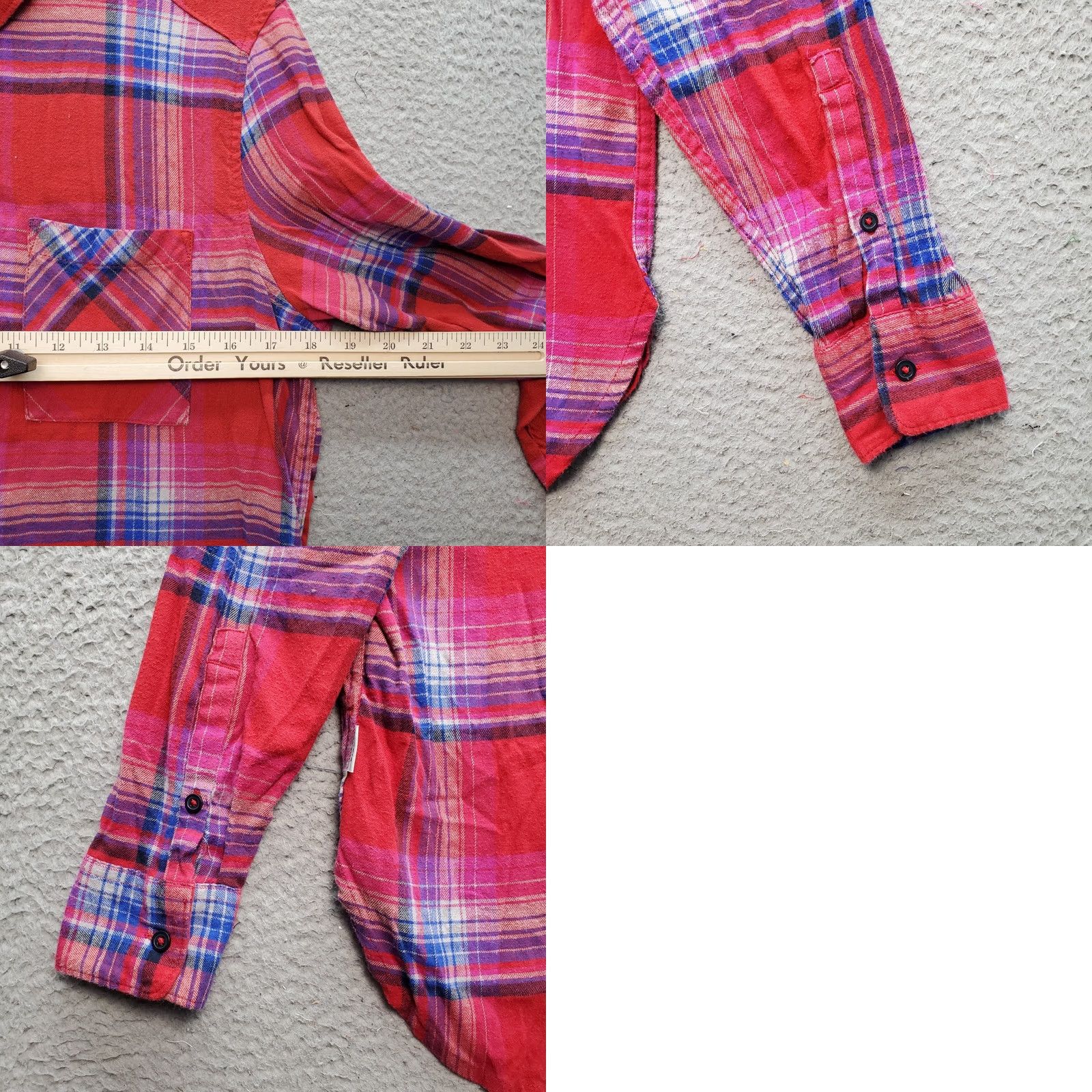 Orvis Orvis Shirt Women S Multicolor Plaid Flannel Chest Pocket Collared Button Up - Womens Size S Shirt Size S / US 4 / IT 40 - 8 Thumbnail