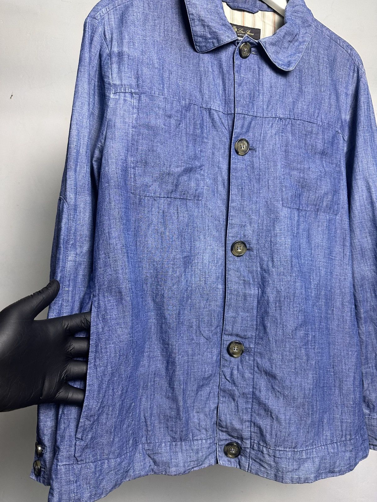 Loro Piana Loro Piana Cotton Boxy Overshirt Jacket Size US S / EU 44-46 / 1 - 4 Thumbnail