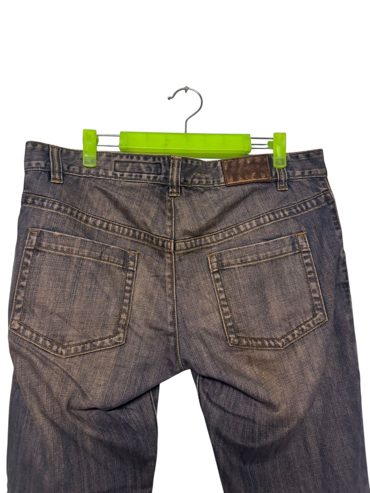 Calvin Klein VINTAGE FADED CALVIN KLIEN JEANS CARPENTER FLARE DOUBLE KNEE Size US 37 - 6 Thumbnail