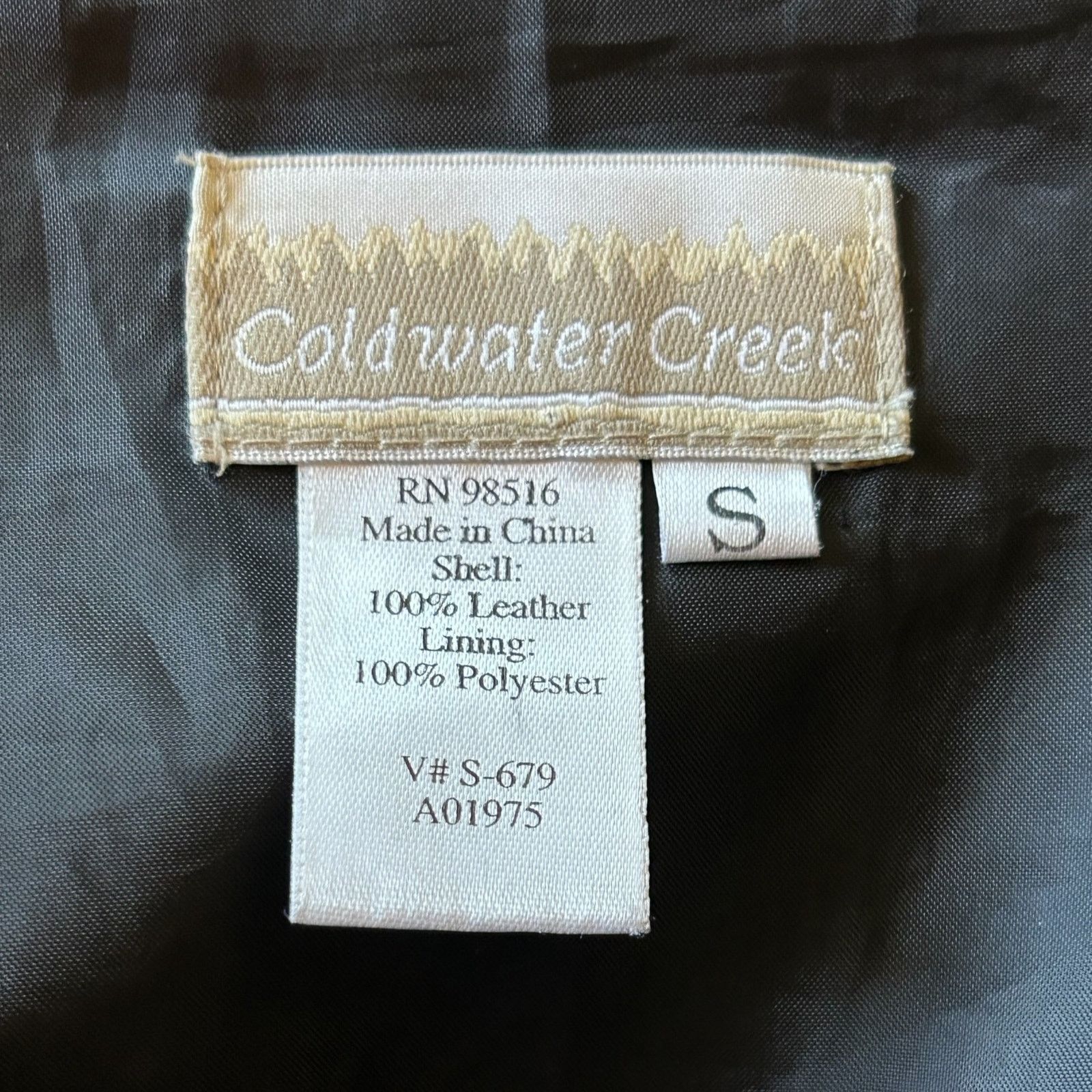 Coldwater Creek Women’s Vintage Coldwater Creek Leather Jacket | Size Small Size S / US 4 / IT 40 - 6 Thumbnail