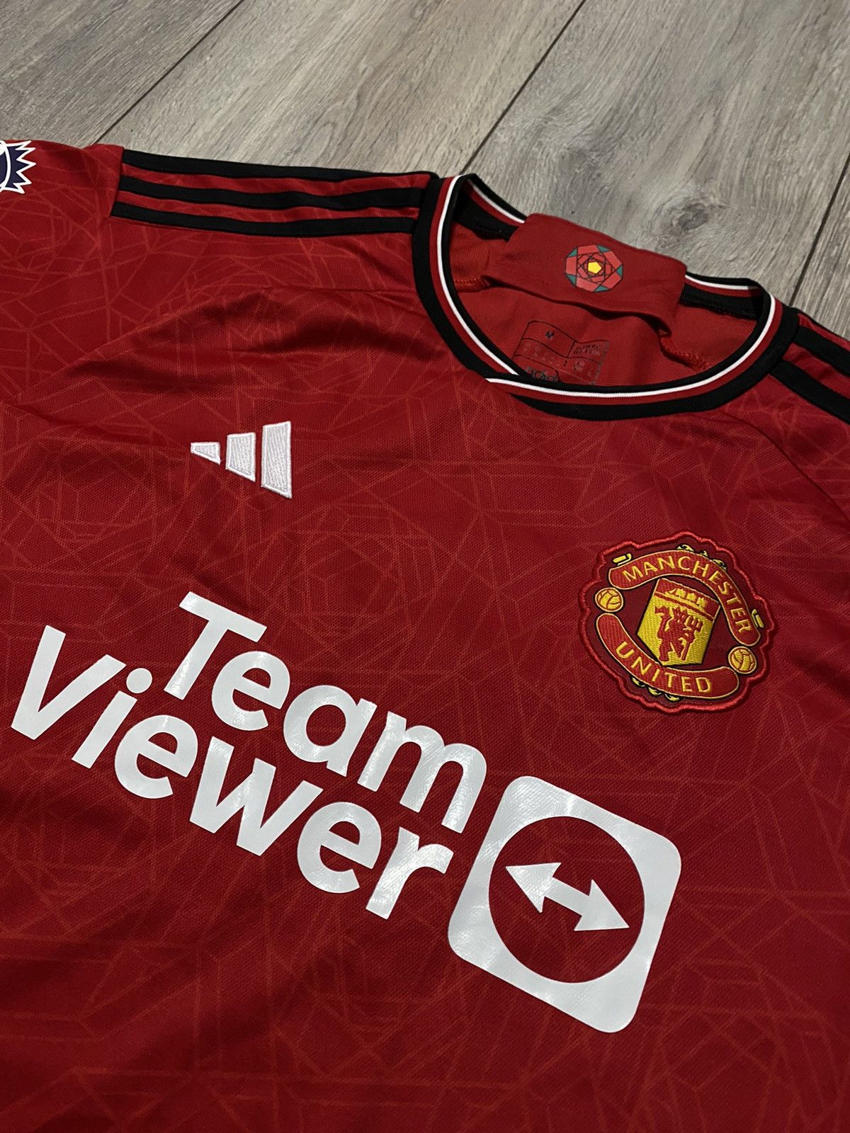Adidas Adidas Manchester United 2023/24 Home Red Jersey Soccer Y2K Size US M / EU 48-50 / 2 - 2 Thumbnail