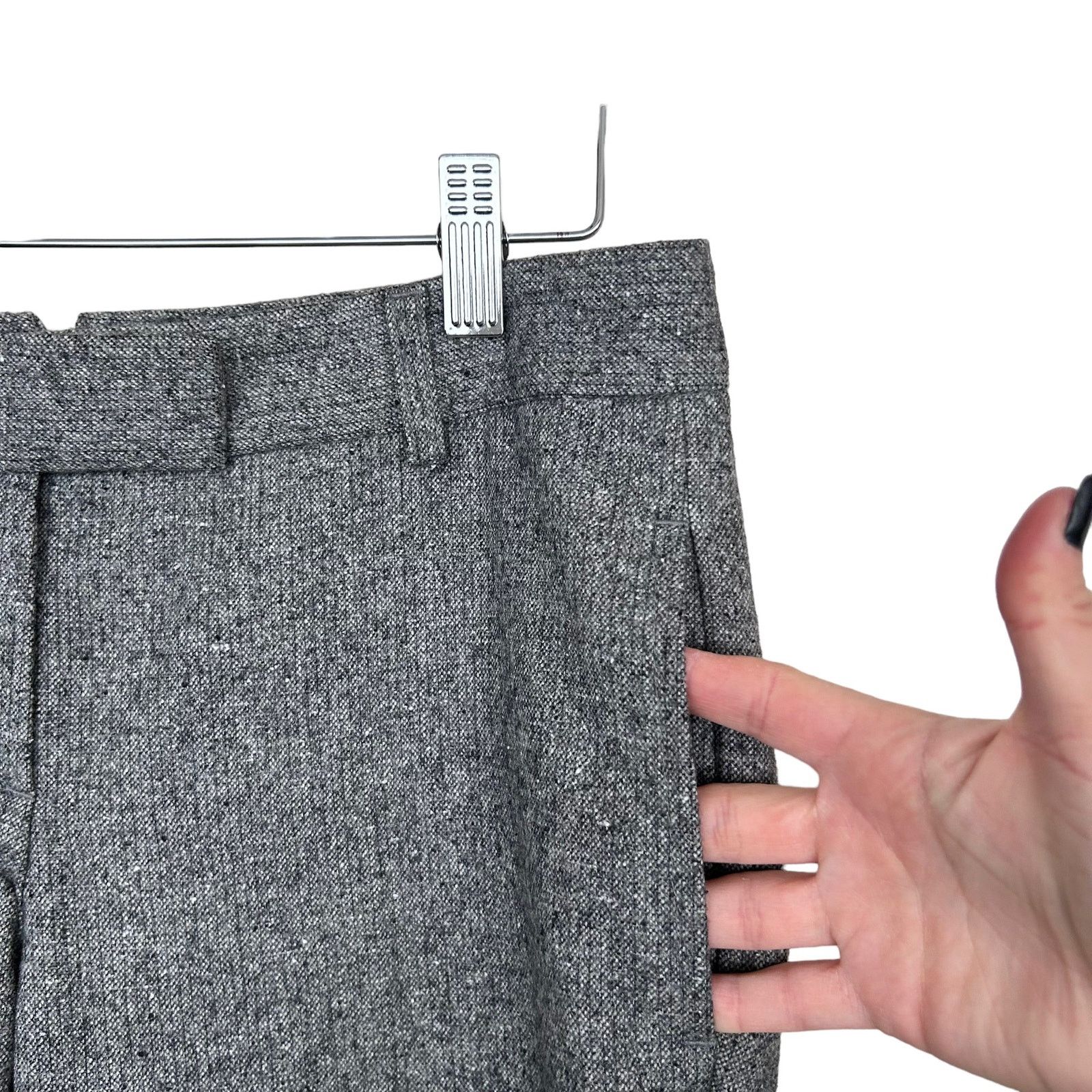 Theory Theory Gray Virgin Wool Dress Pants Sz 2 Size 26" / US 2 / IT 38 - 5 Thumbnail