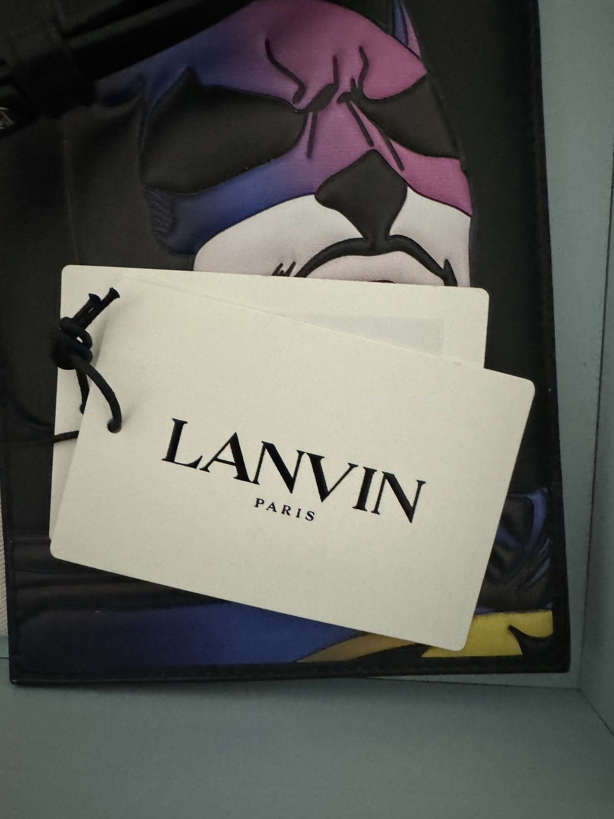 Lanvin LANVIN X BATMAN CALFSKIN PHONE CASE Size ONE SIZE - 8 Thumbnail