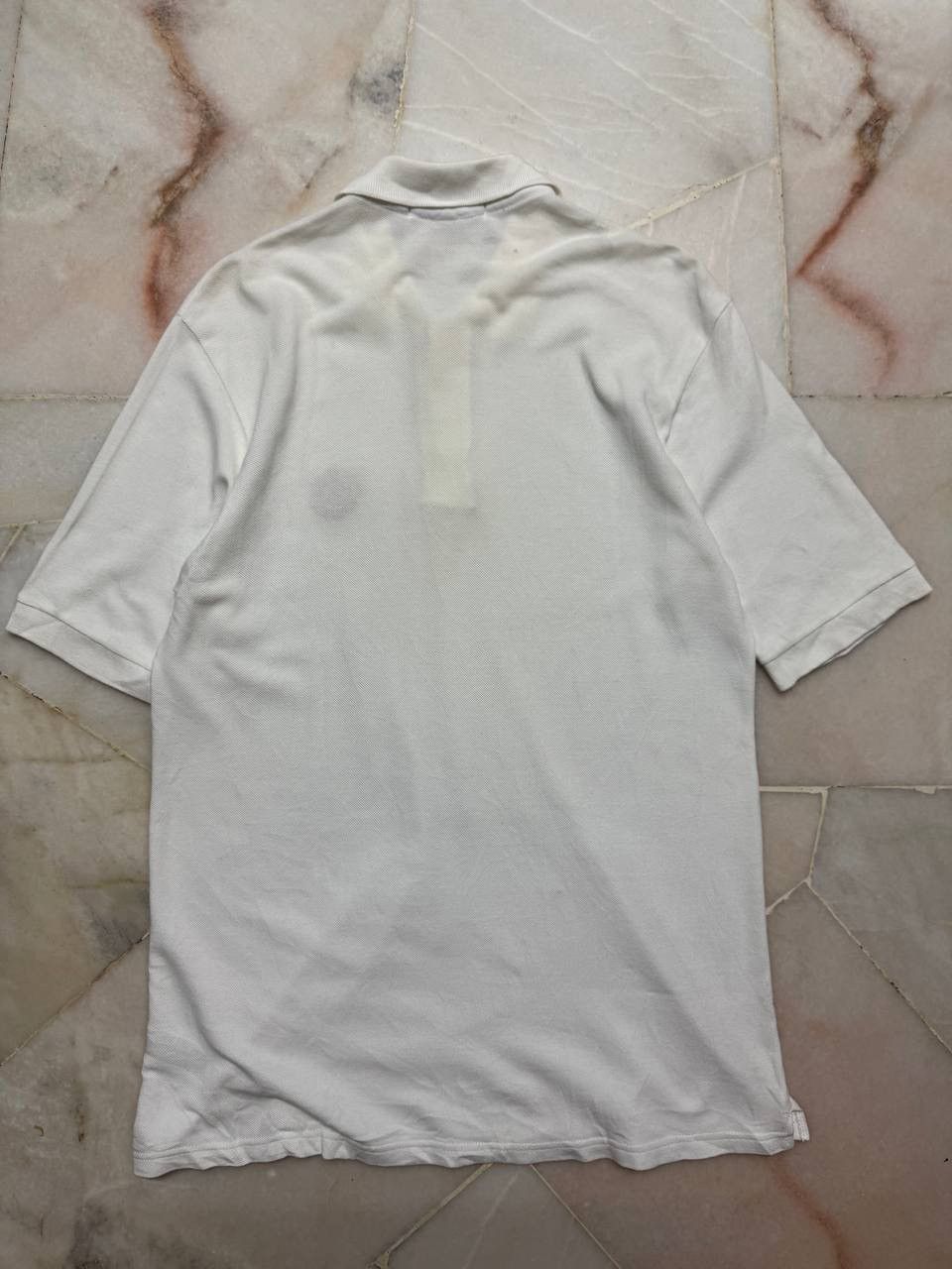 Burberry Vintage 90's Burberrys Polo White Tee Made In England Size US M / EU 48-50 / 2 - 12 Thumbnail