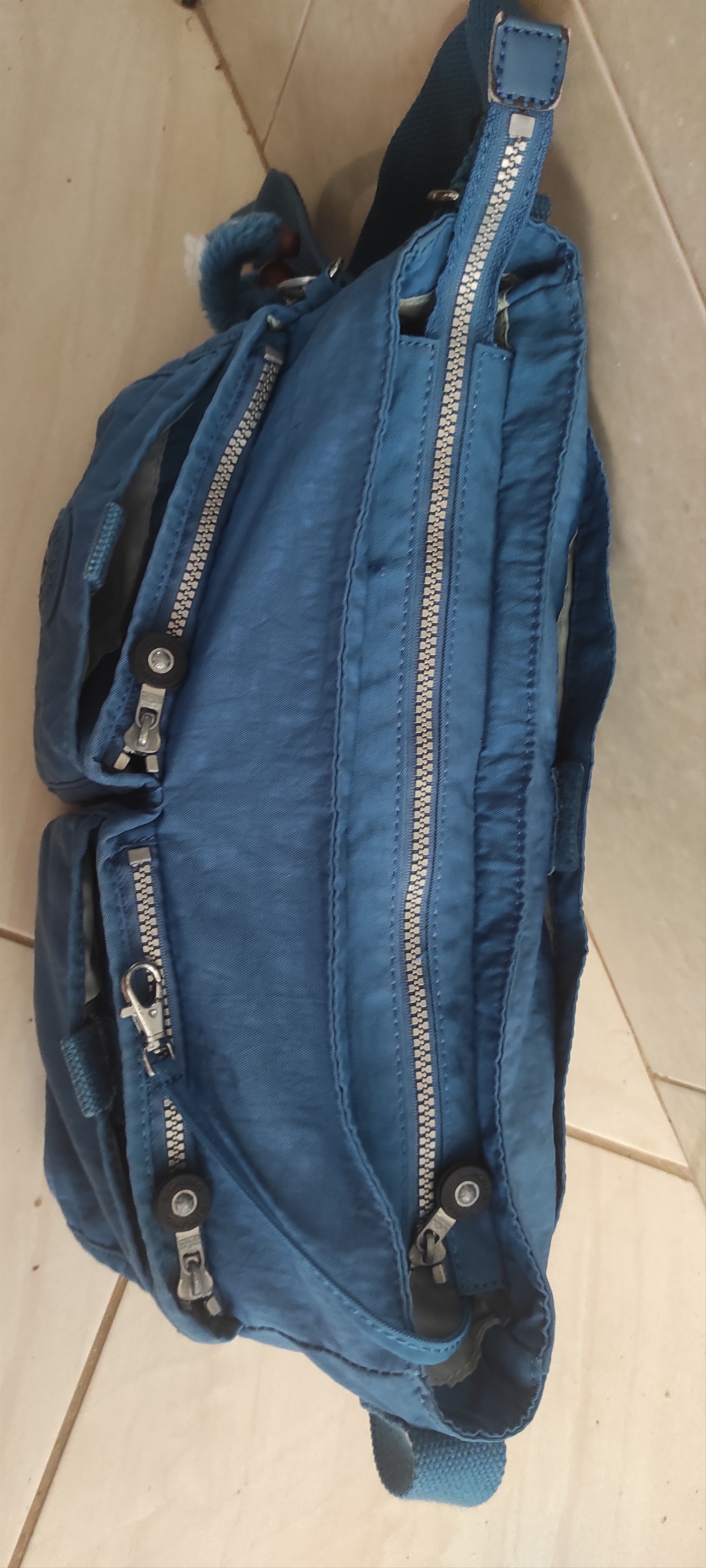 Other Kipling Shoulder Bag Women Havana Blue Multi Pockets Size ONE SIZE - 7 Thumbnail