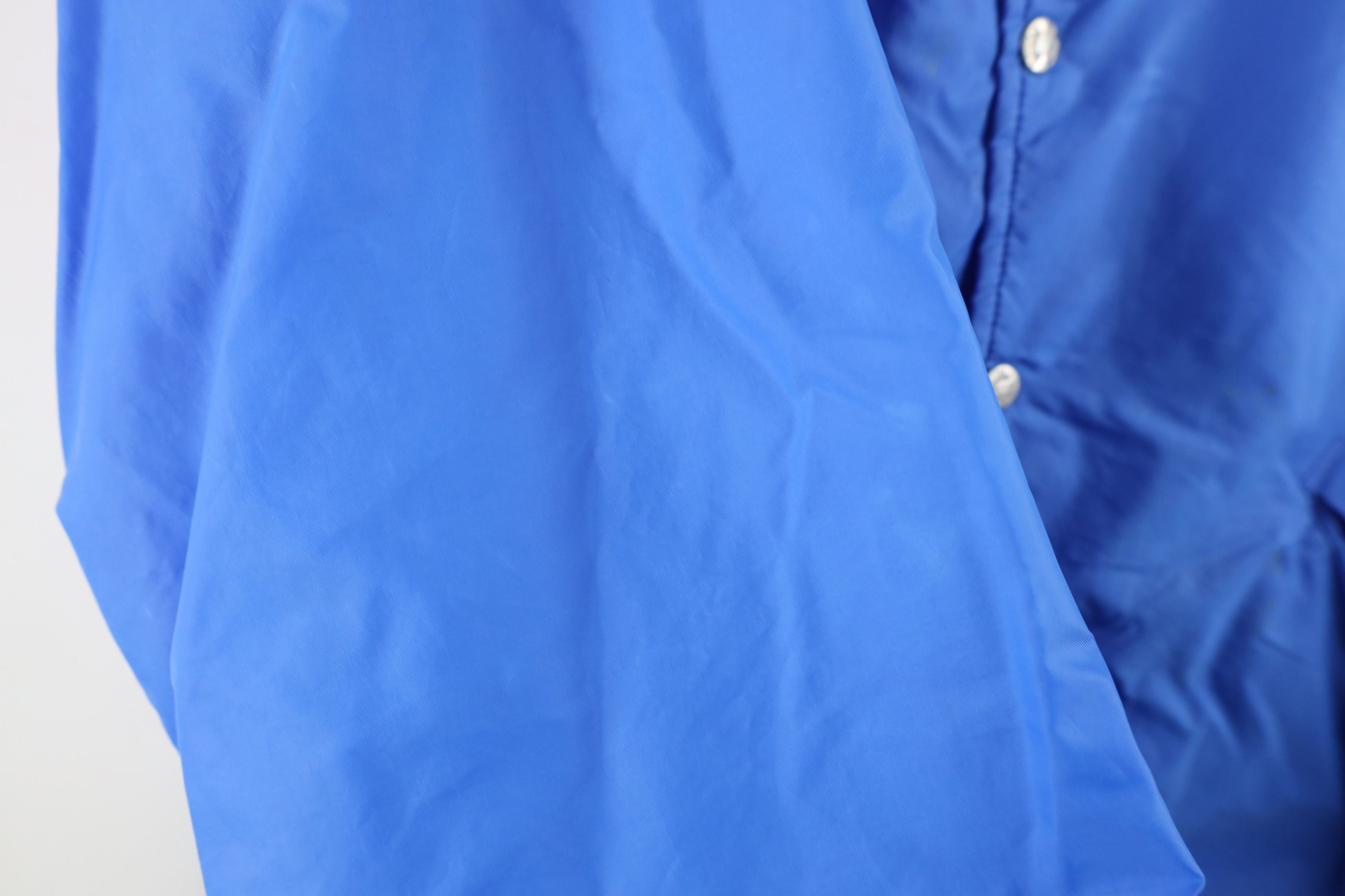 Vintage Vintage 70s Streetwear Coaches Windbreaker Jacket Blue USA Size US L / EU 52-54 / 3 - 6 Thumbnail
