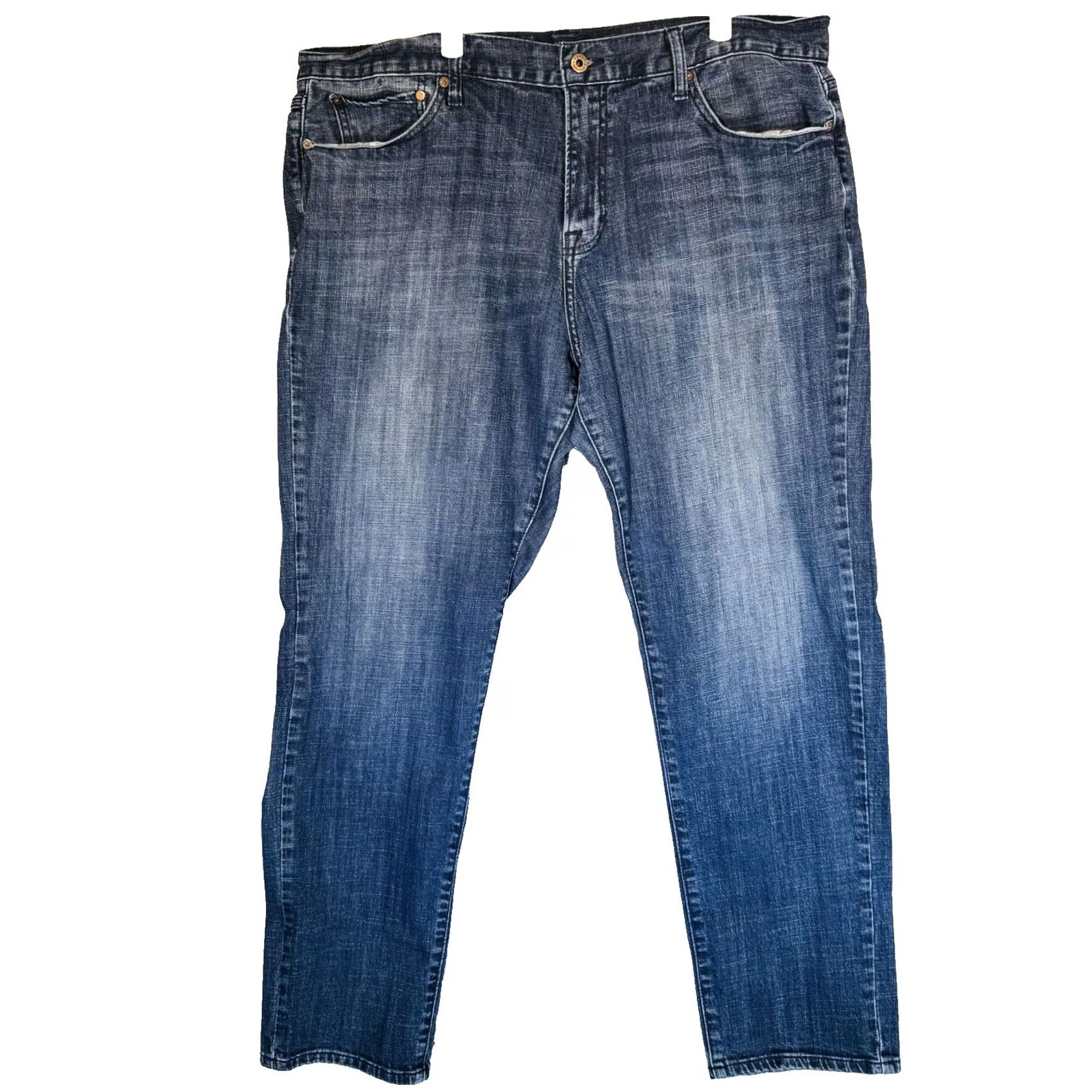 Lucky Brand Lucky Brand 221 Original Straight Jeans Mens 40x32 Blue Medium Wash Zip Fly Size US 40 / EU 56 - 5 Thumbnail