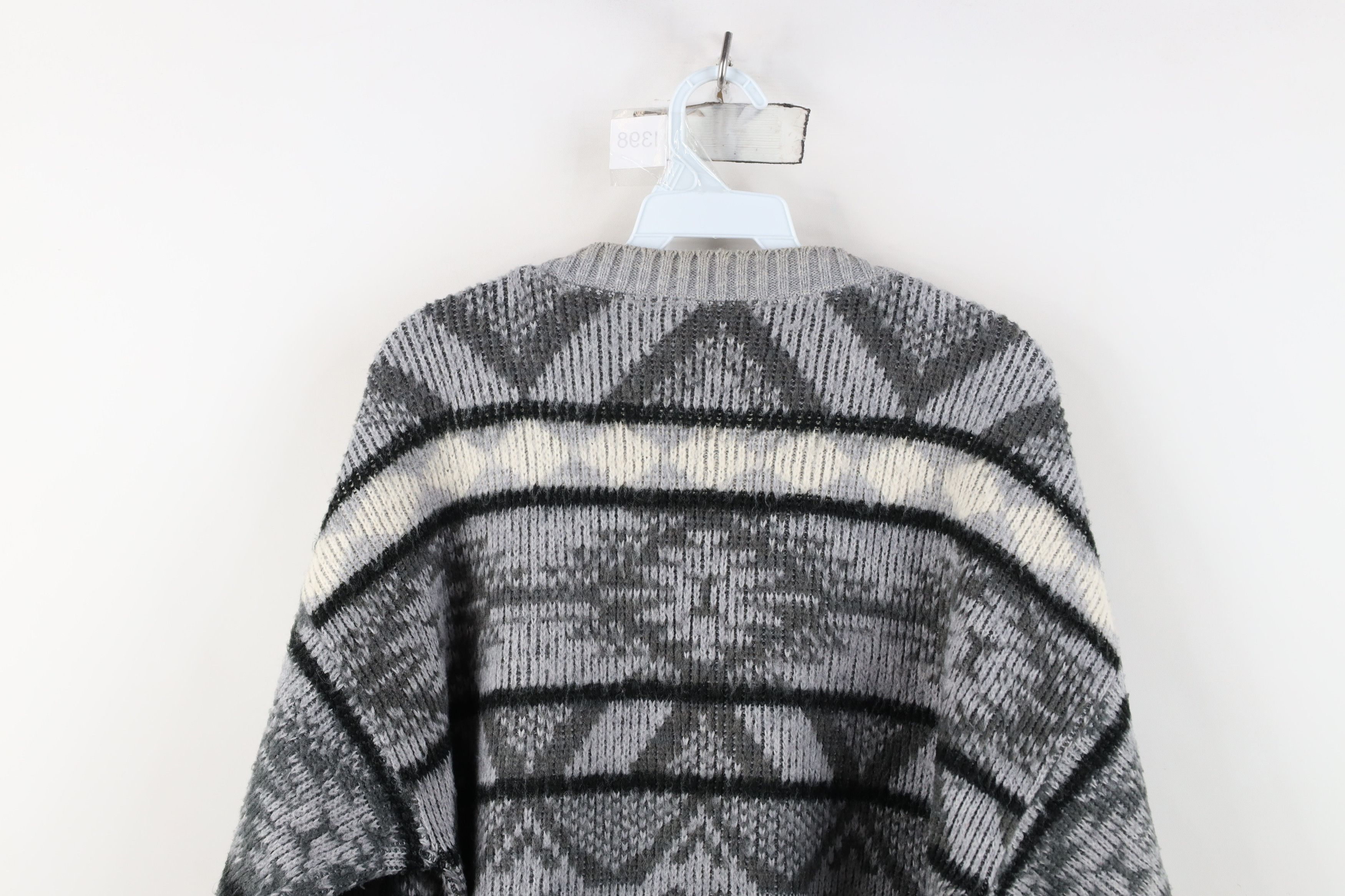 Vintage Vintage 90s Streetwear Fair Isle Knit Crewneck Sweater Size US L / EU 52-54 / 3 - 10 Thumbnail