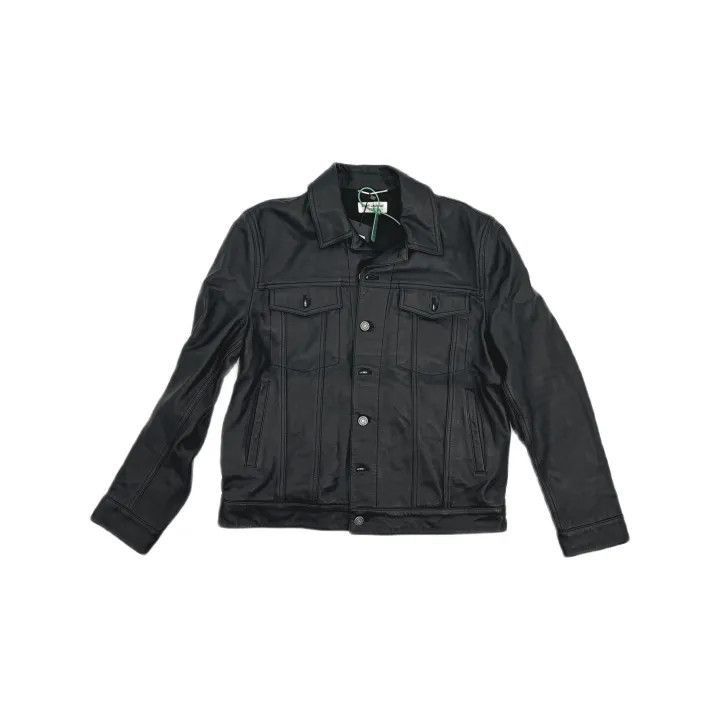Saint Laurent Paris Saint Laurent Black Casual Leather Jacket for Men-2507 Size US L / EU 52-54 / 3 - 7 Thumbnail