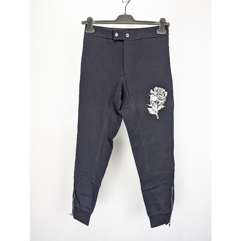 Alexander McQueen o1rshd1 FITS SMALL Sweatpants & Joggers in Black Size US 32 / EU 48 - 1 Thumbnail