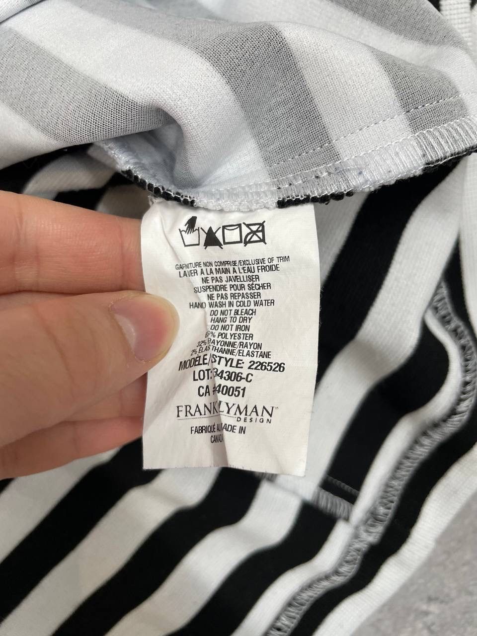 Frank Lyman Frank Lyman Women Striped Blazer Black White Size M Size M / US 6-8 / IT 42-44 - 5 Thumbnail